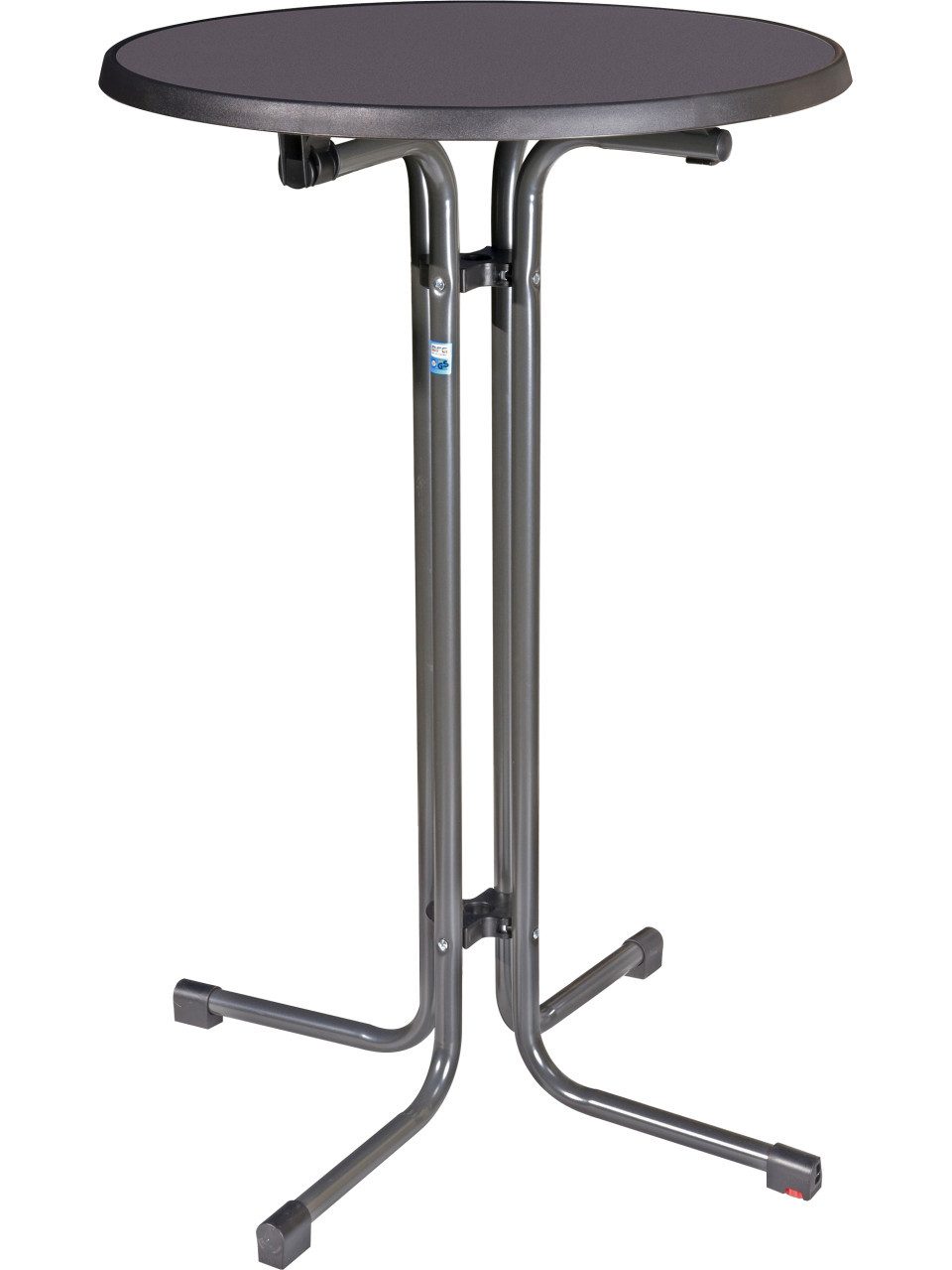 MFG Freizeitmöbel Stehtisch MFG Stehtisch 110x80cm rund anthrazit, Gastrogeeignet klappbar witterungsbeständig