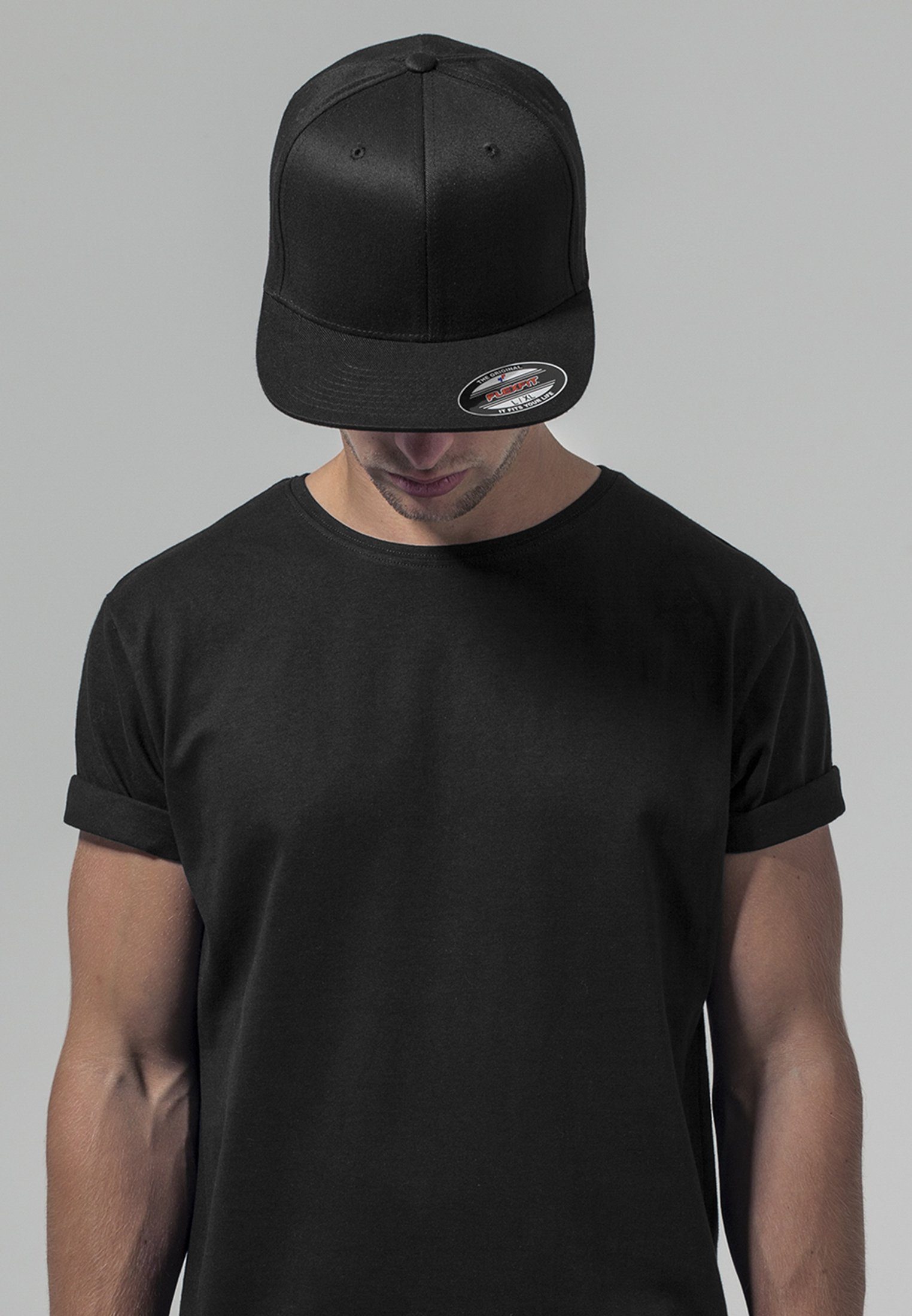 Flexfit Flat black Flexfit Visor Cap Accessoires Flex