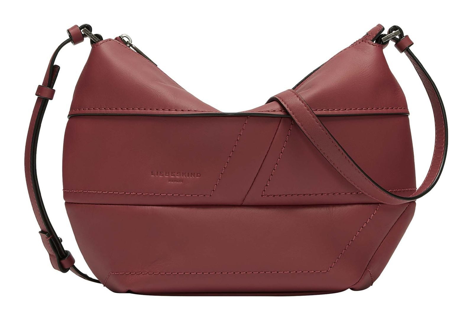 Liebeskind Berlin Umhängetasche Calf Optic Hobo Bag, aus echtem Leder