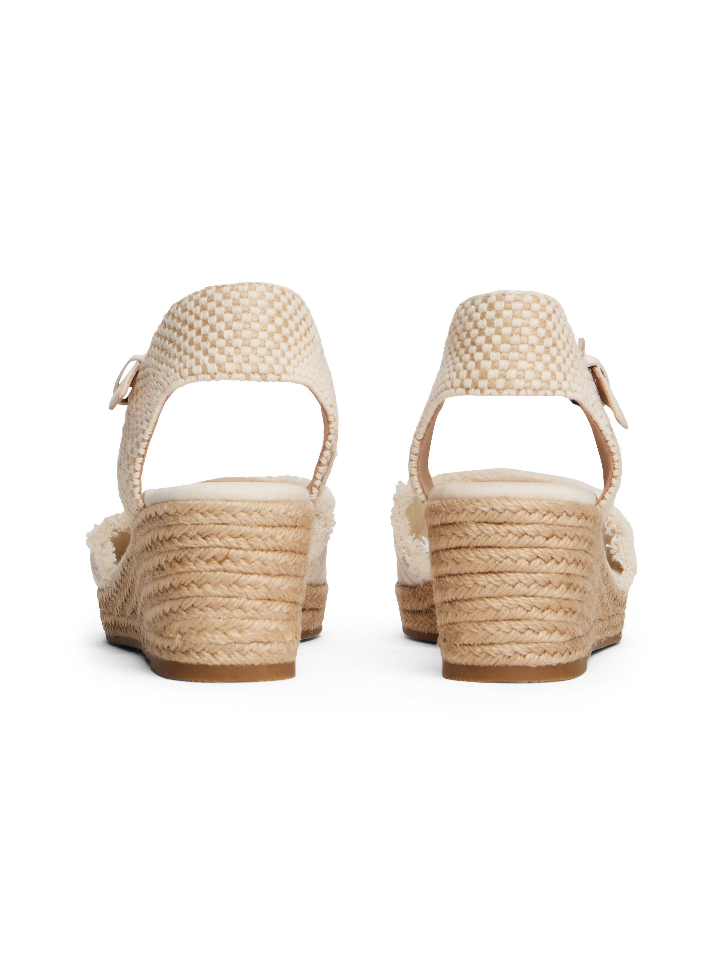 Tommy Hilfiger FRINGE CANVAS MEDIUM WEDGE günstig online kaufen