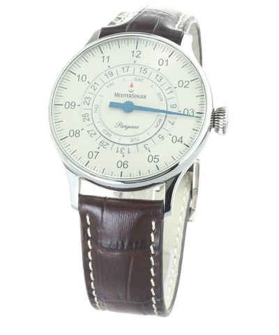 Meistersinger Automatikuhr Swiss Made Herren Uhr Automatik PDD903 PANGAEA DAY DATE 40MM, Einzeiger Uhr
