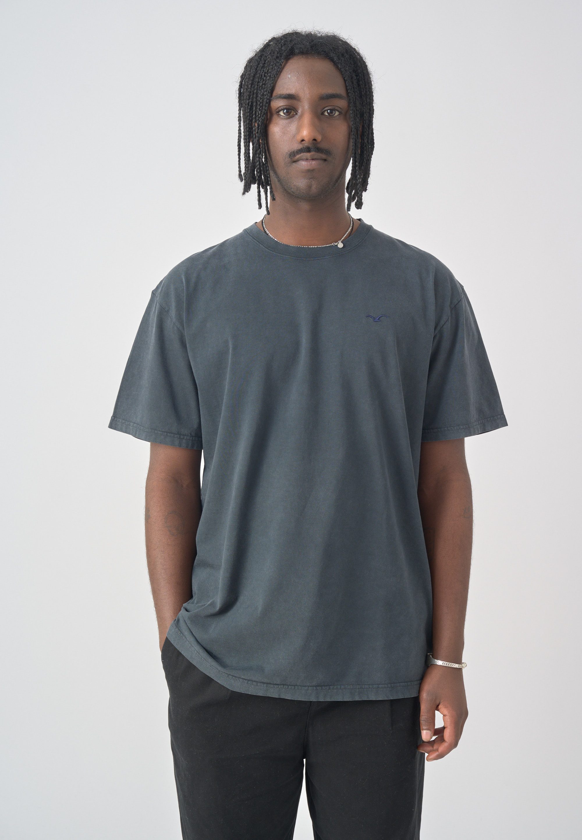 Cleptomanicx T-Shirt Boxy Tee Ligull Washed günstig online kaufen