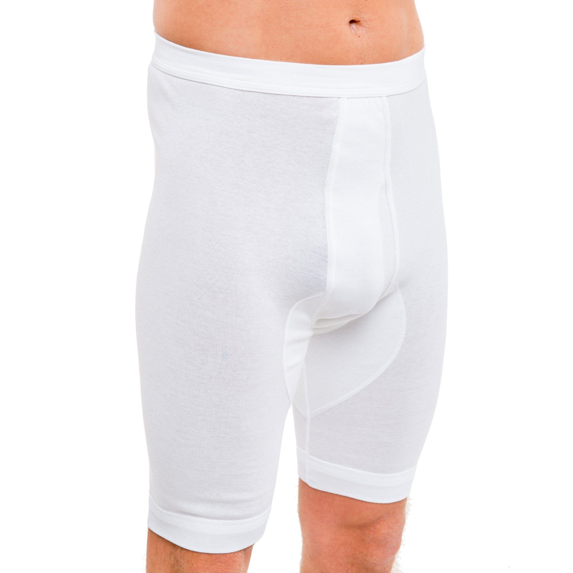 HERMKO Langer Boxer 3980 Herren knielanger Slip mit Eingriff, Schlüpfer mit günstig online kaufen