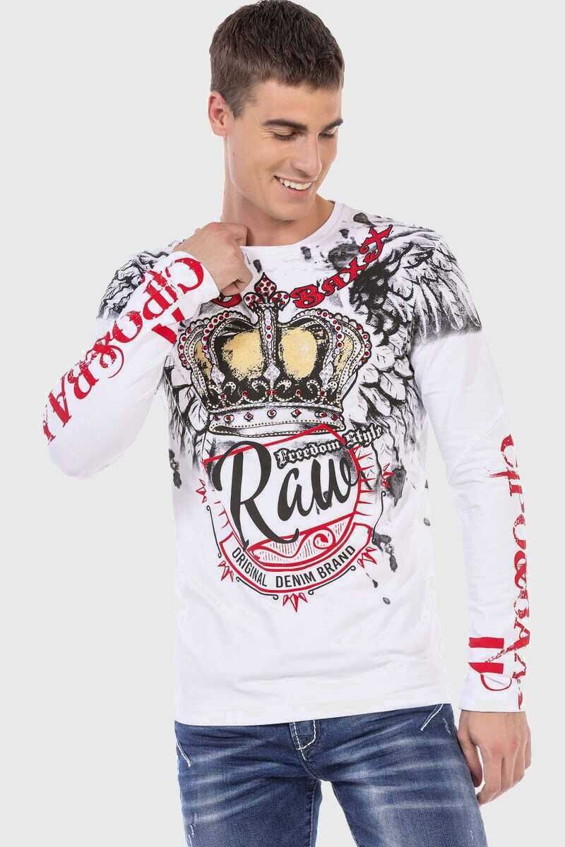 Cipo & Baxx T-Shirt "Sweatshirts" mit coolem Print günstig online kaufen