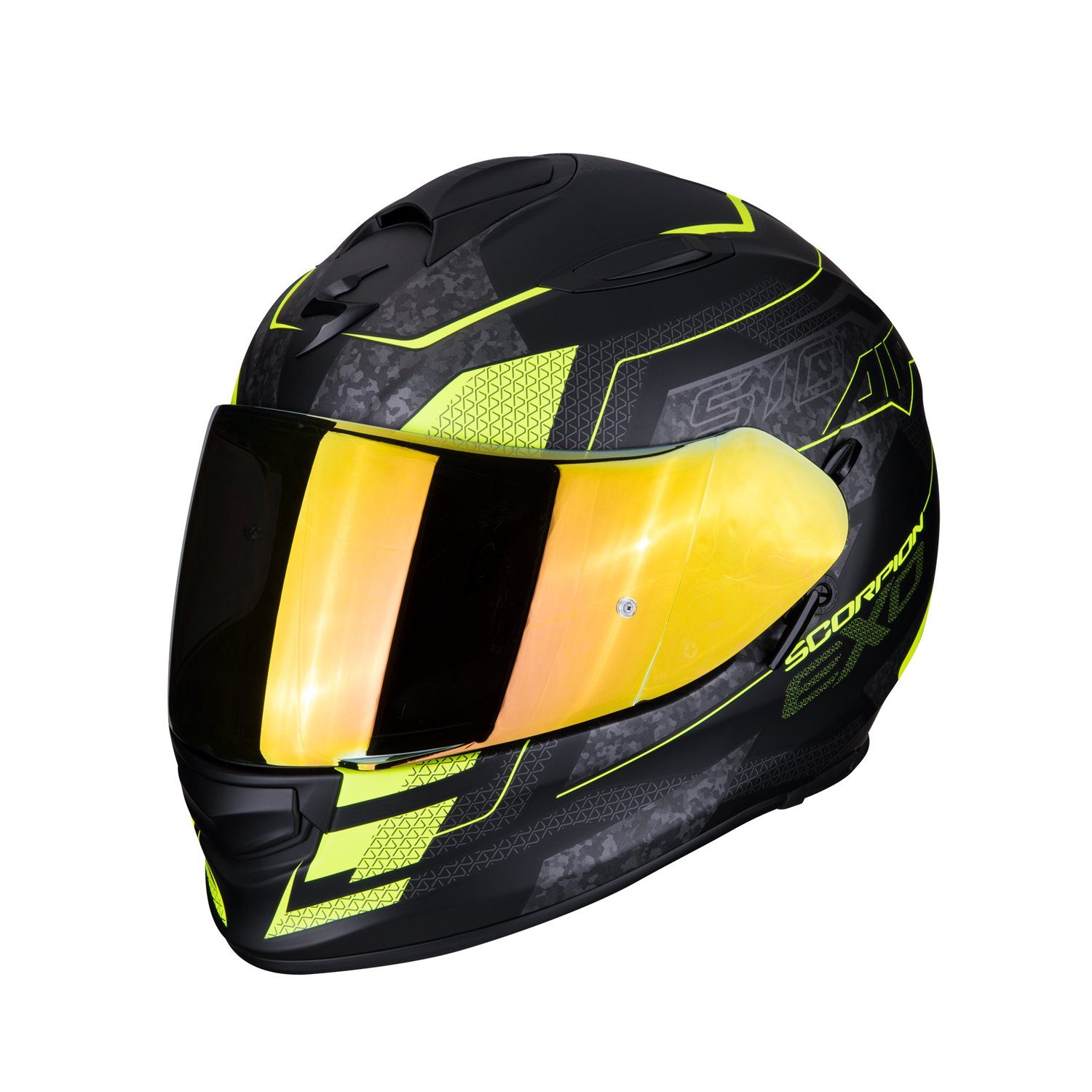 Scorpion Exo Motorradhelm »Scorpion Exo-510 Air Galva Schwarz-Neon Gelb  Matt« online kaufen | OTTO
