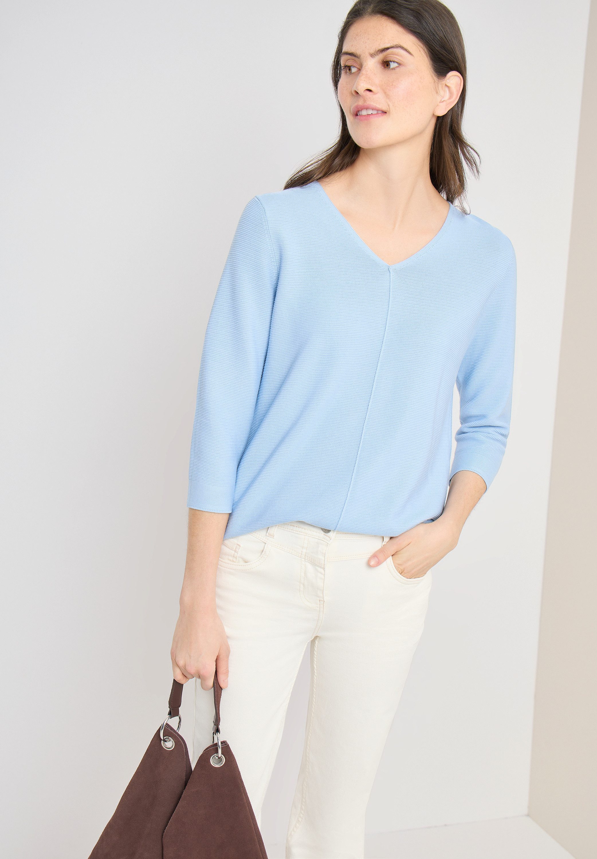 CECIL Strickpullover im soften Baumwoll-Mix
