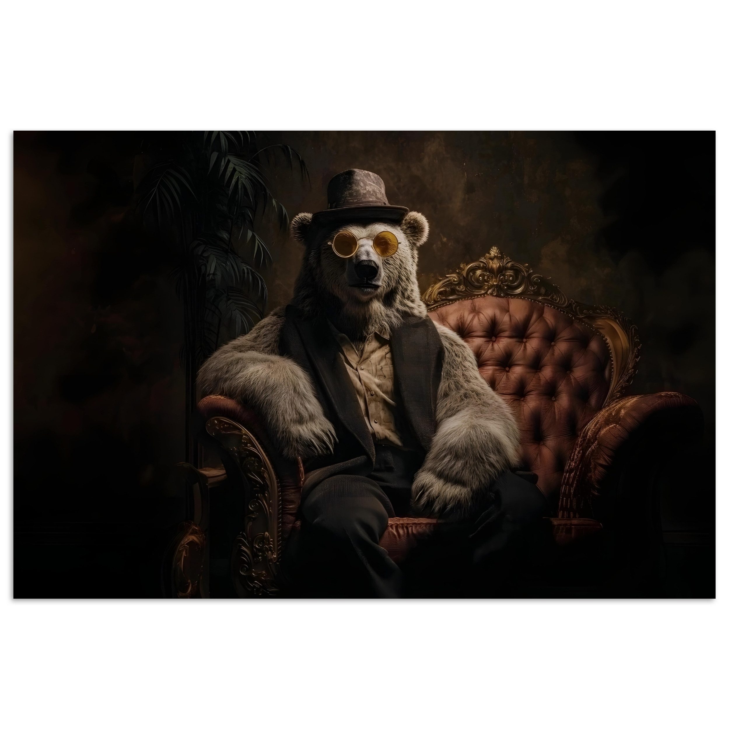 MuchoWow Poster Eisbär - Hut - günstig online kaufen