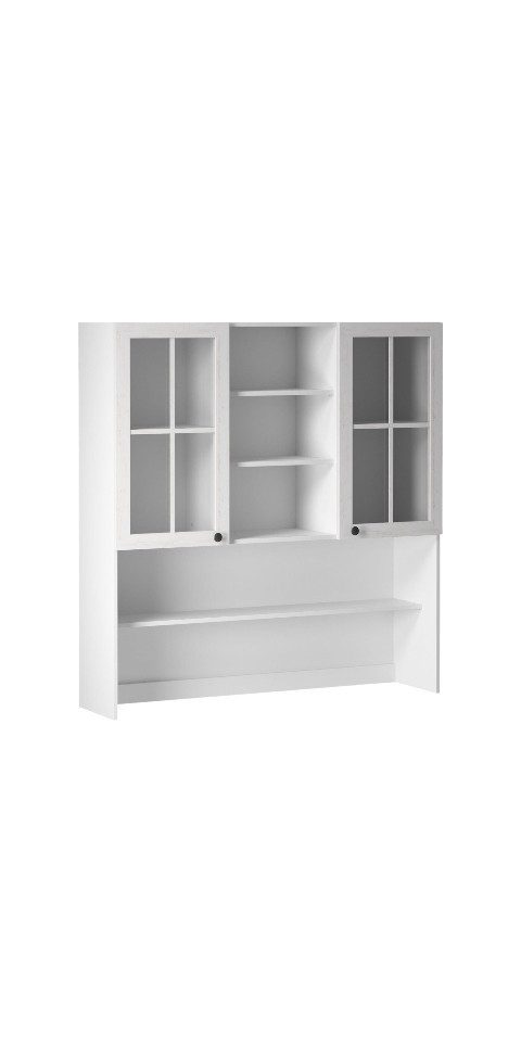 ROYAL24_MARKT Glashängeschrank - Schrank für eine stilvolle moderne Küche (Glashängeschrank, 1-St., Provence K120) Top Qualität - Modernes Design - Feinste Materialien.