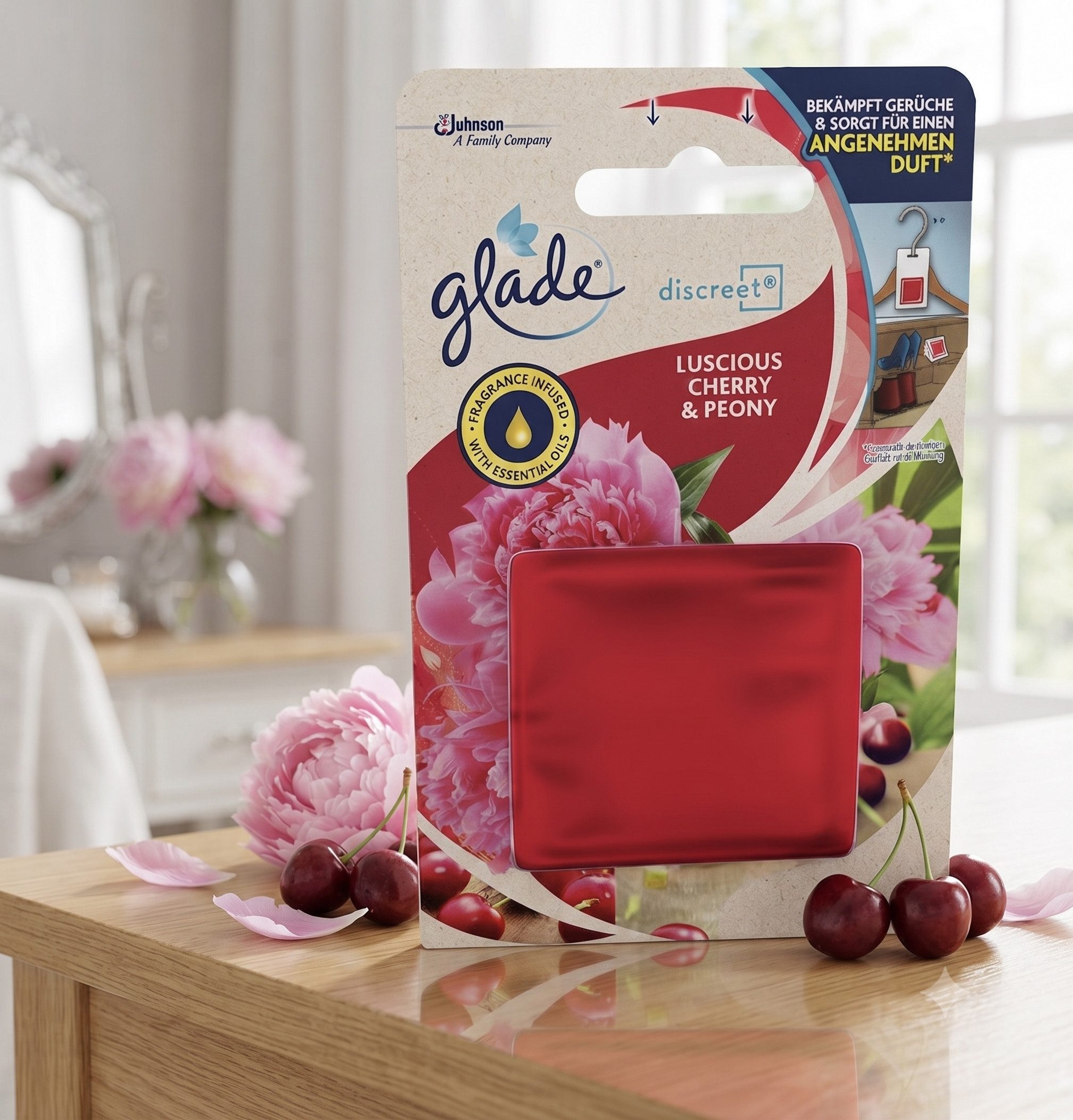 Glade Raumduft GLADE DISCREET NF CHERRY&PEO - 8g
