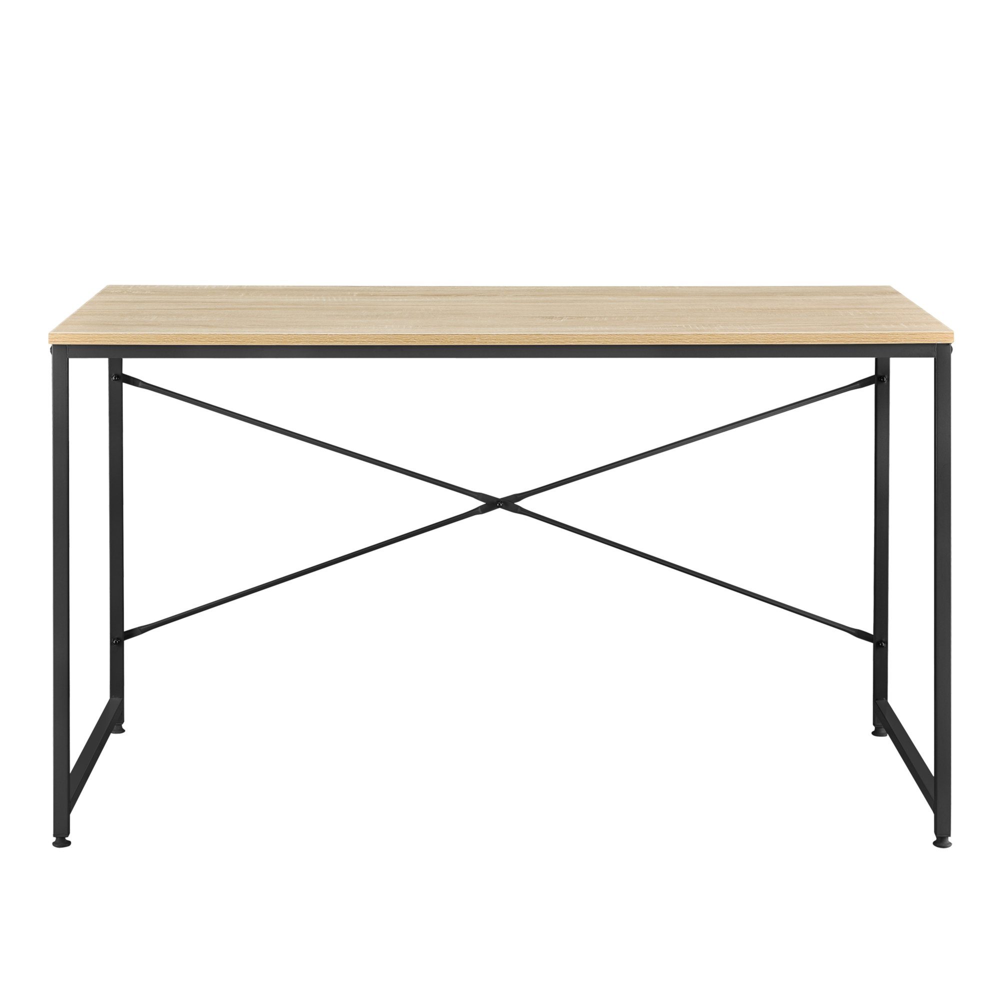 en.casa Schreibtisch, »Røros« Computertisch 120x60cm Eiche-Optik