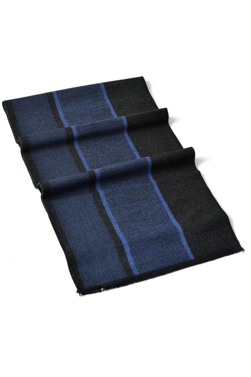 Fashion Scarf World Modeschal Unisex-Schal mit modernem Streifenmuster, Hochwertig gewebt mit feinen Kanten für langlebige Qualität