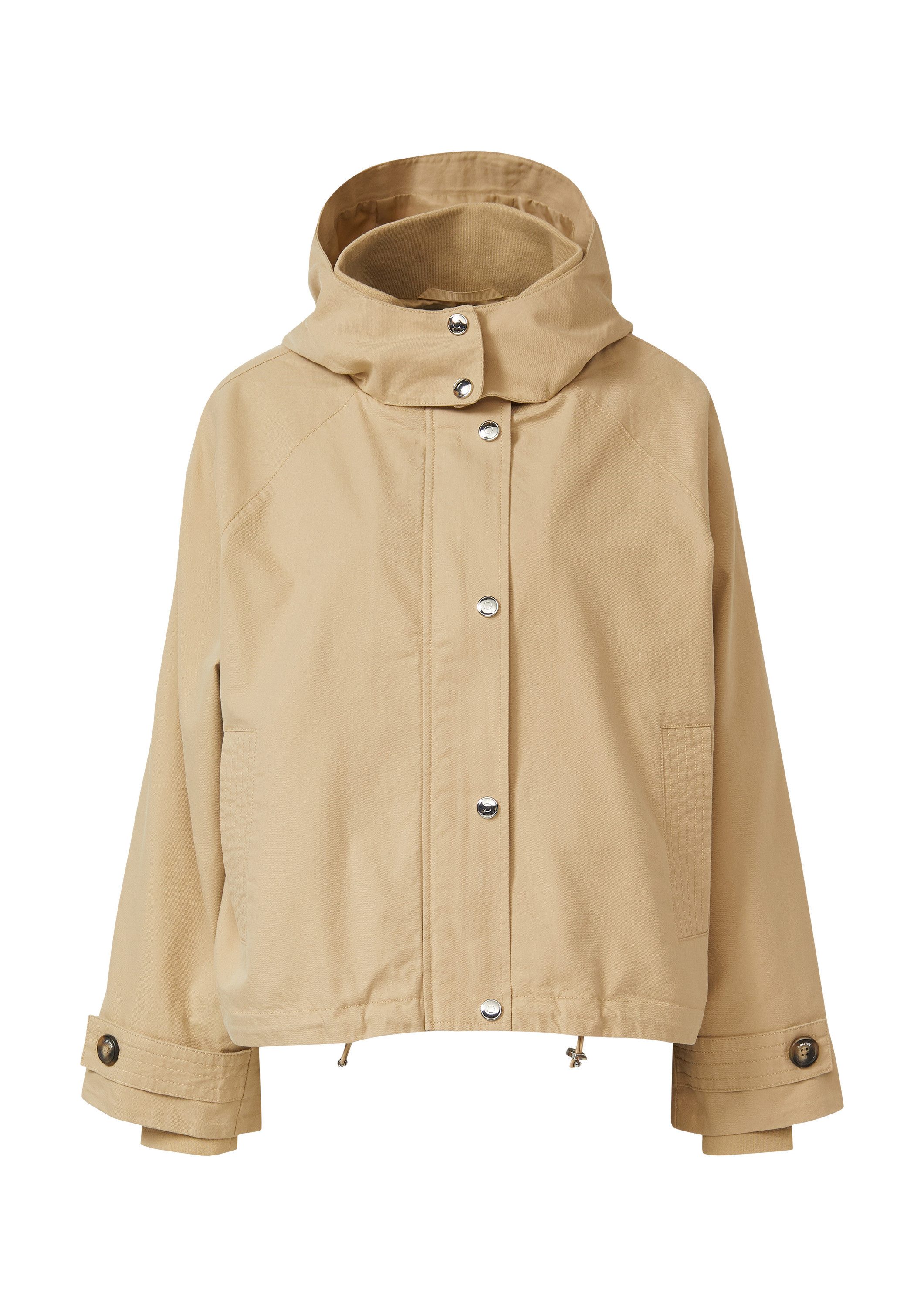 s.Oliver Funktionsjacke Outdoor-Jacke Jacke im Relaxed Fit mit Rippbündchen günstig online kaufen