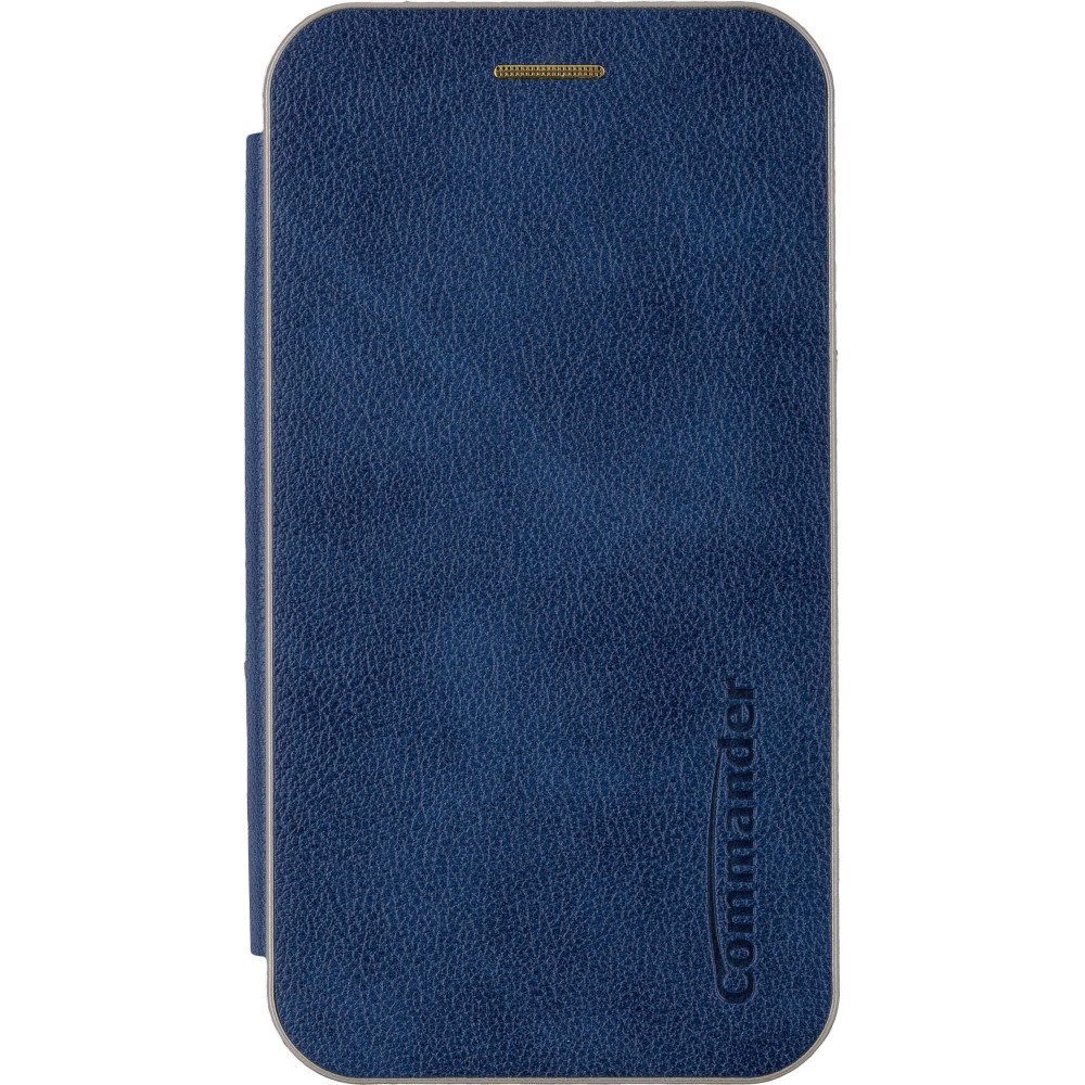 Peter Jäckel Handyhülle CURVE Book Case DELUXE für Apple iPhone 14/ 13 Blau Handyhülle