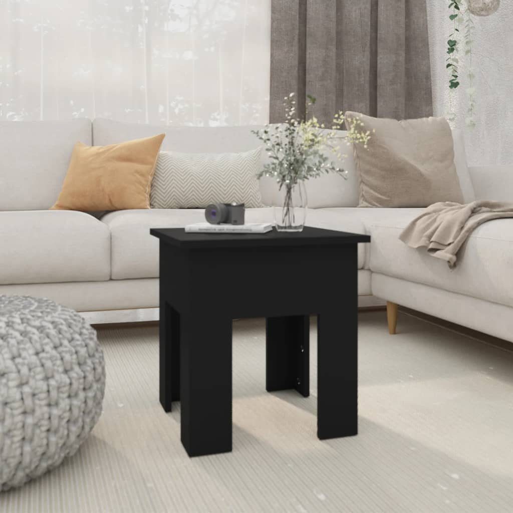 vidaXL Couchtisch Couchtisch Schwarz 40x40x42 cm Holzwerkstoff (1-St)