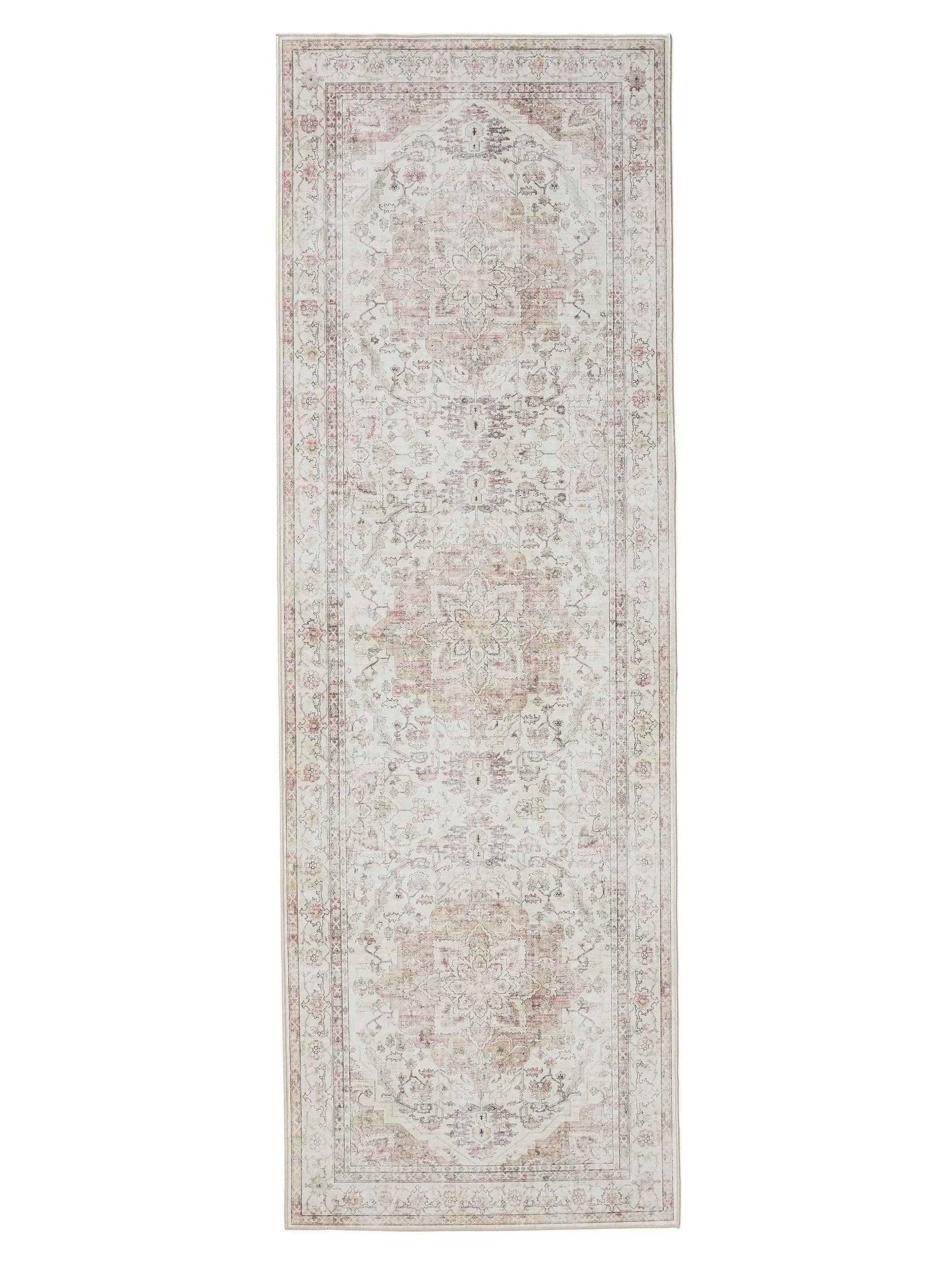 benuta Teppich George, rechteckig, Höhe: 5 mm, Vintage-Look, Kurzflor, Teppich Wohnzimmer, Schlafzimmer, Waschbar