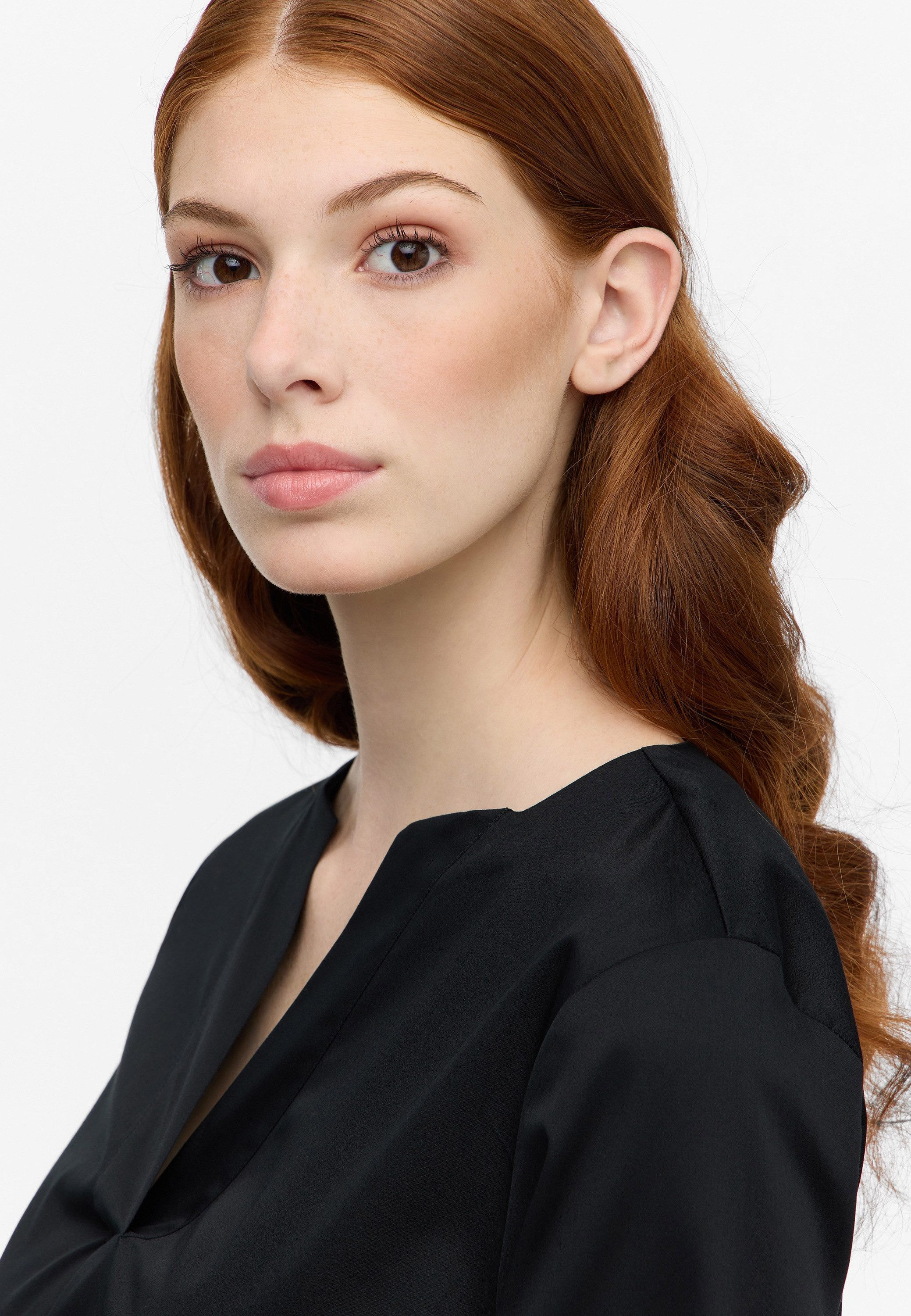 Eterna Longbluse LOOSE FIT EASY IRON (bügelleicht)