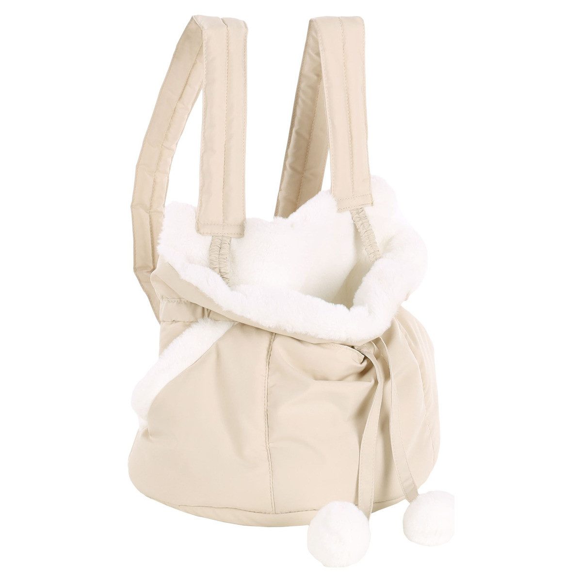 Flamingo Tiertransporttasche Fronttasche Cuddi beige