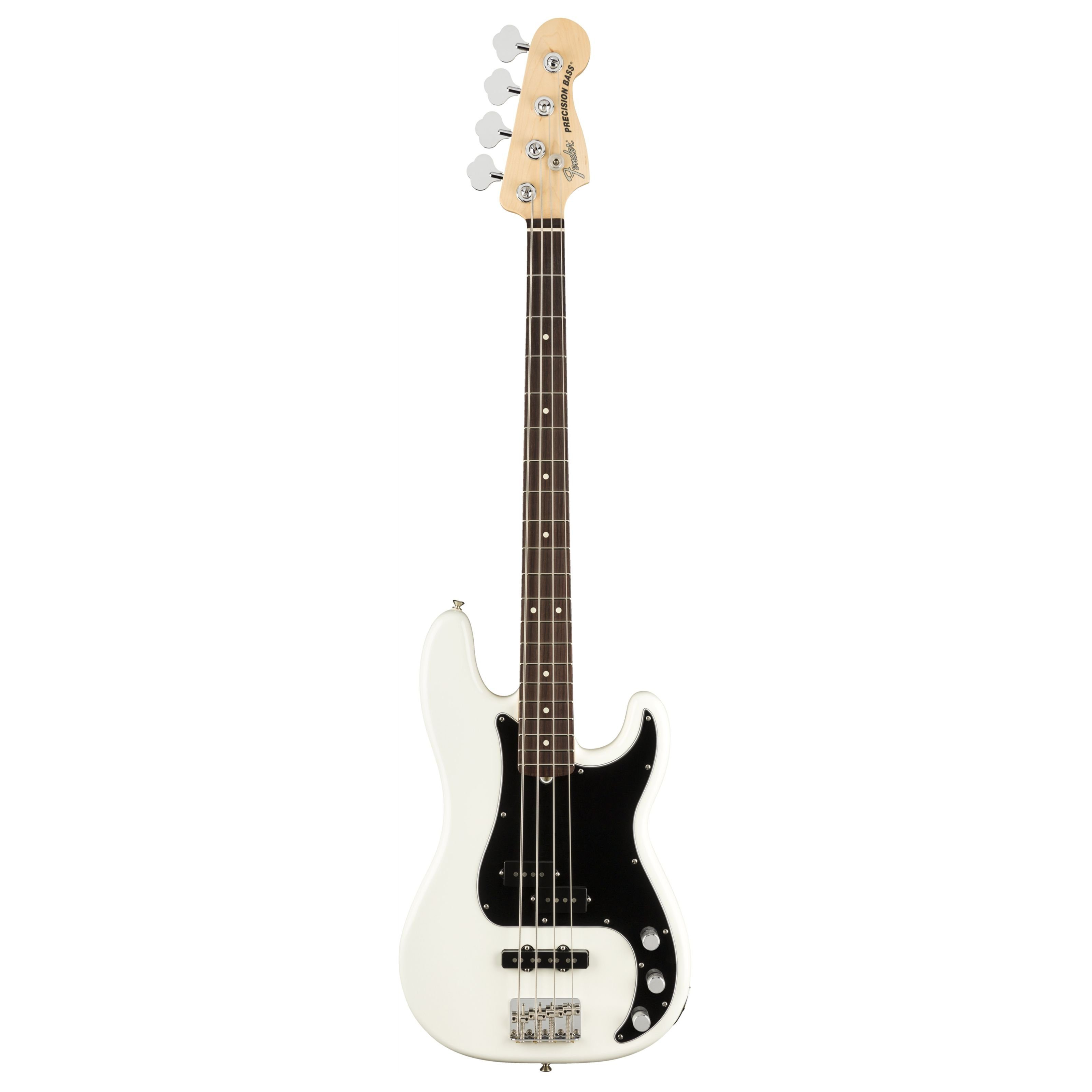 Fender E-Bass, E-Bässe, 4-Saiter E-Bässe, American Performer Precision Bass RW Arctic White - E-Bass
