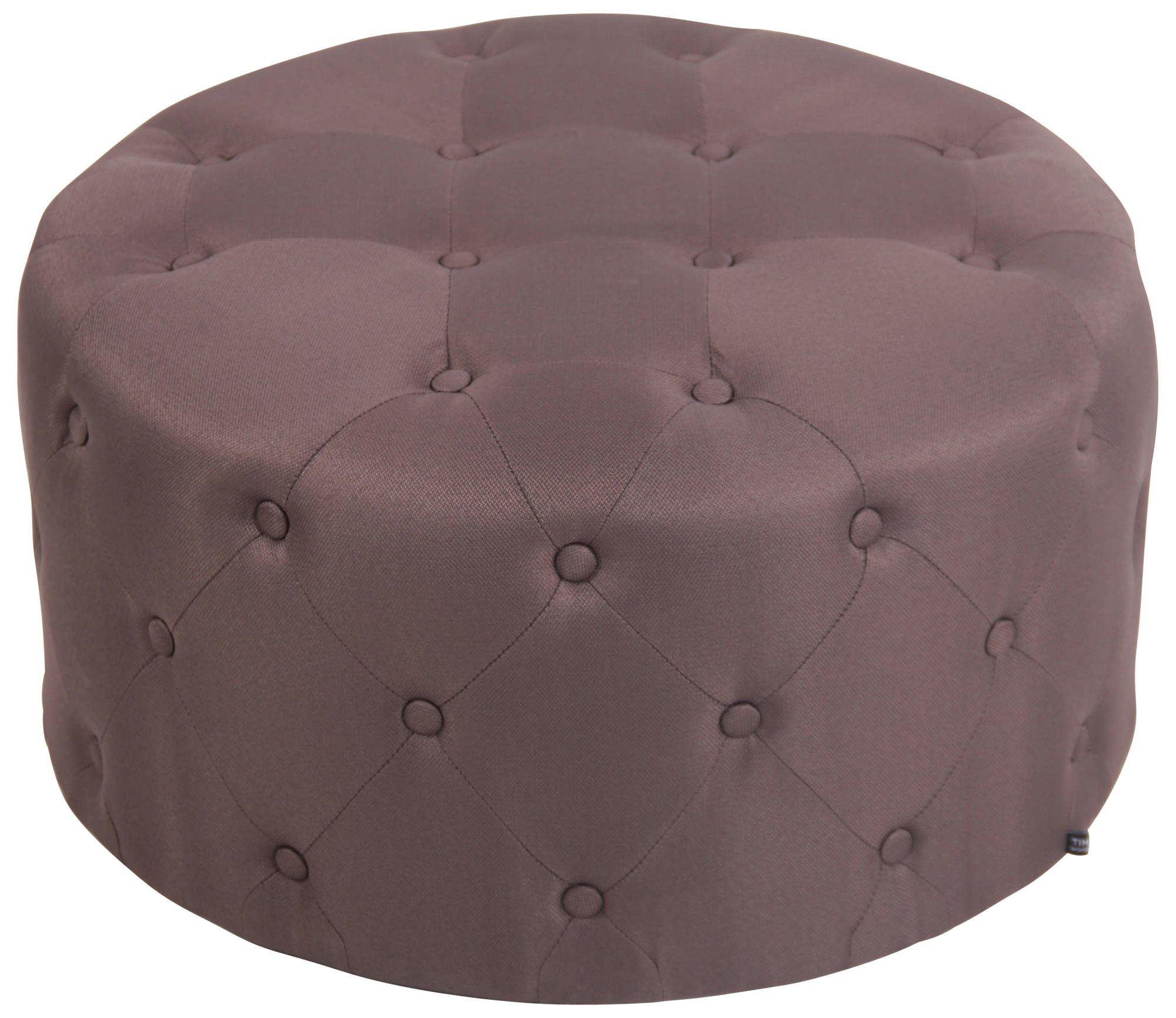 CLP Sitzhocker Korsika, gepolstert und gesteppt