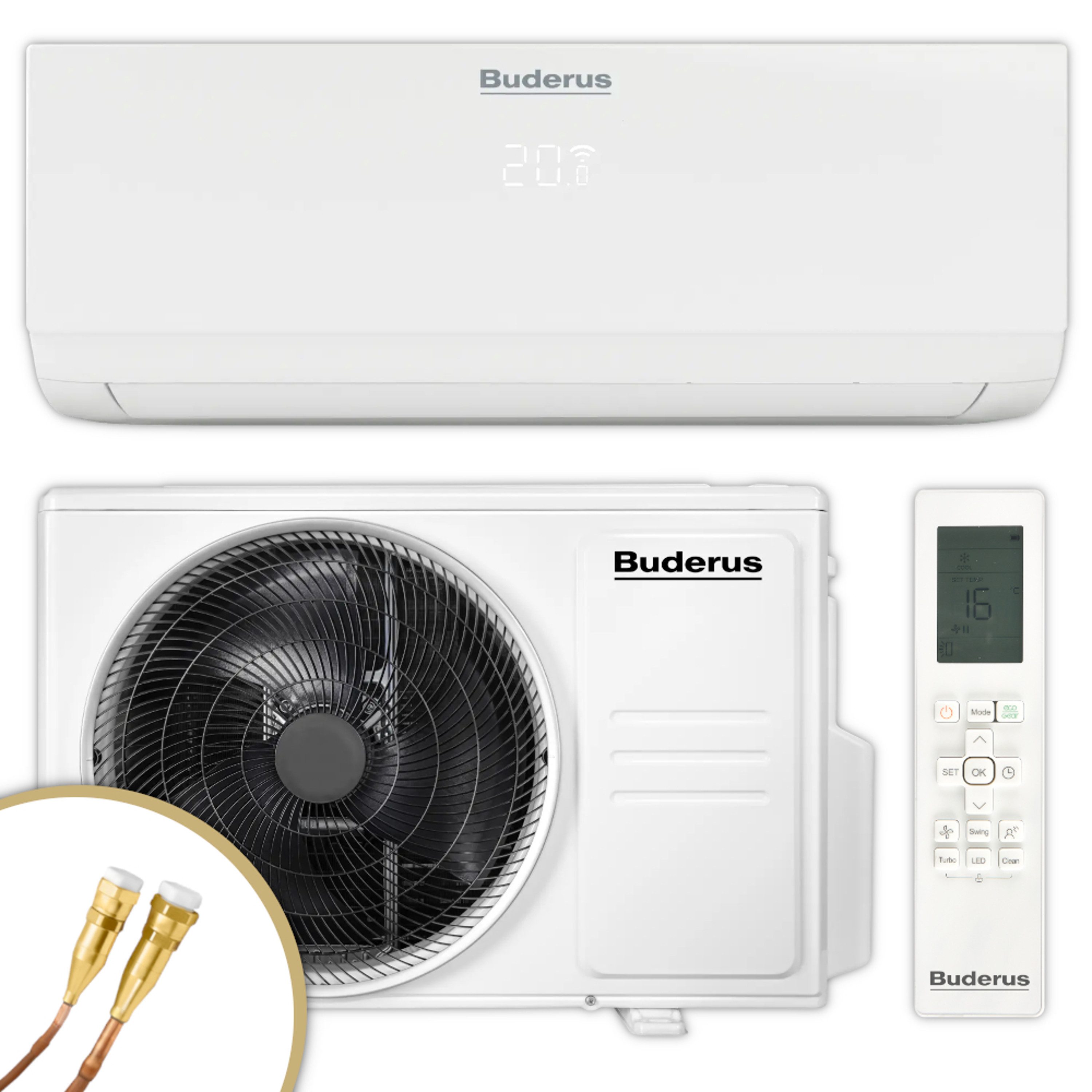 Buderus Split-Klimagerät Logacool AC166i.2-Set 7,0 W