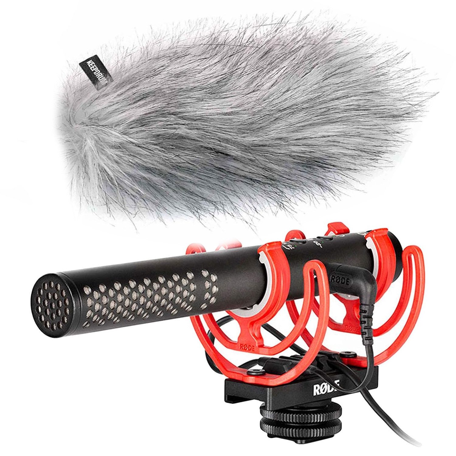 Richtmikrofon Rode Videomic NTG Kamera-Mikrofon mit Fellwindschutz WSWH