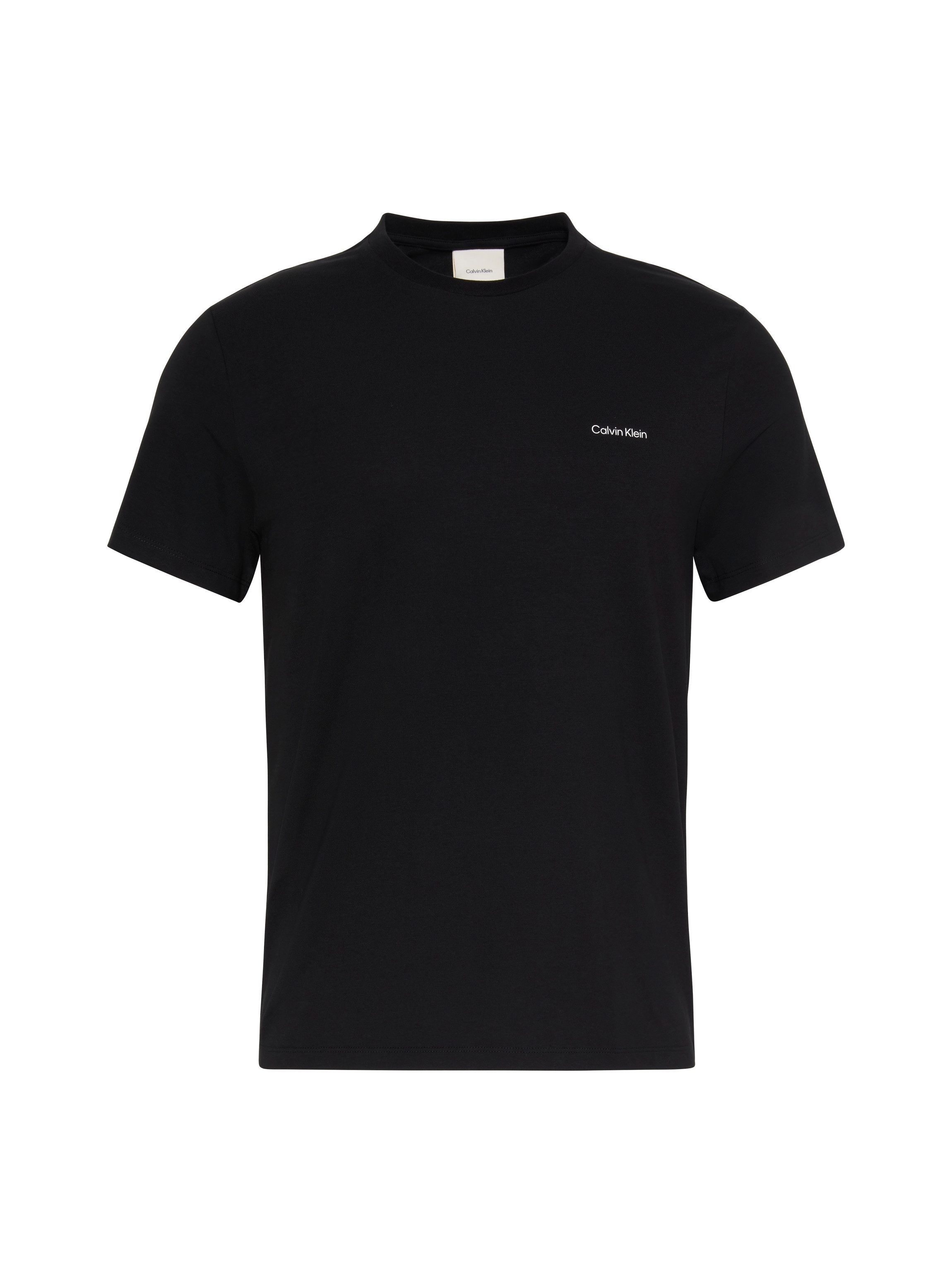Calvin Klein Jeans T-Shirt SLIM STRETCH COTTON Slim fit mit Rundhalsausschnitt – Bild 5 von 5