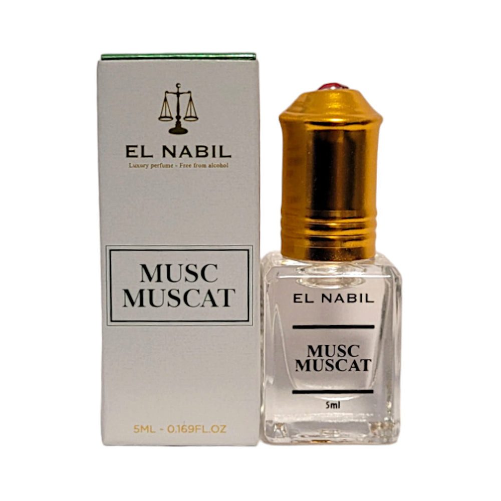 El Nabil Öl-Parfüm El Nabil Musc MUSCAT Parfum Öl mit Roll-On-Applikator 5 ml