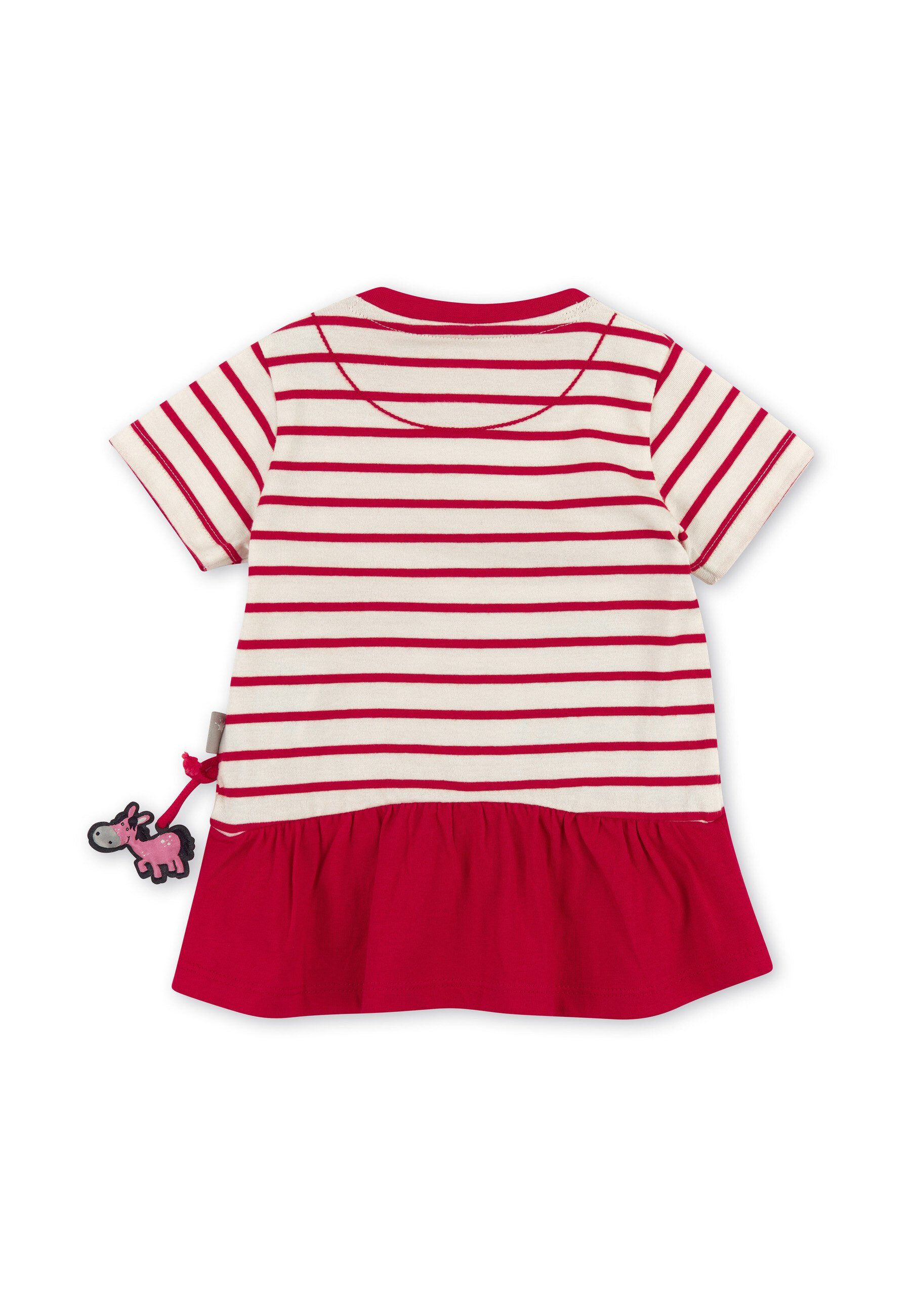 (1-tlg) Sommerkleid Sommerkleid, kurzarm Kleid Sigikid Baby rot