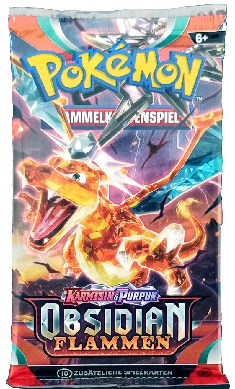 The Pokémon Company International Spiel Pokémon - Glurak Terrakristal Artwork - Obsidian Flammen - DEUTSCH - 1