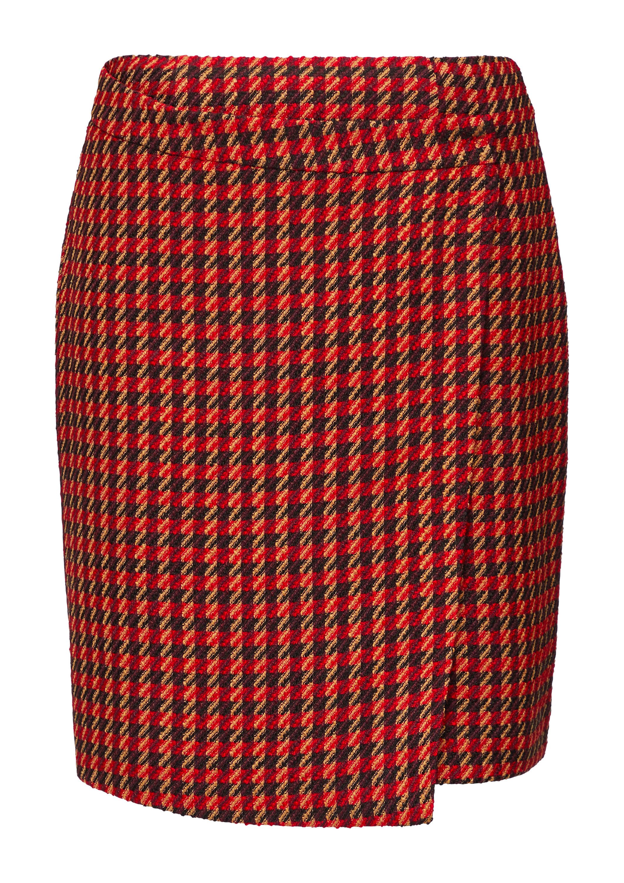 s.Oliver Minirock Rock Bouclé-Rock in Wickeloptik günstig online kaufen