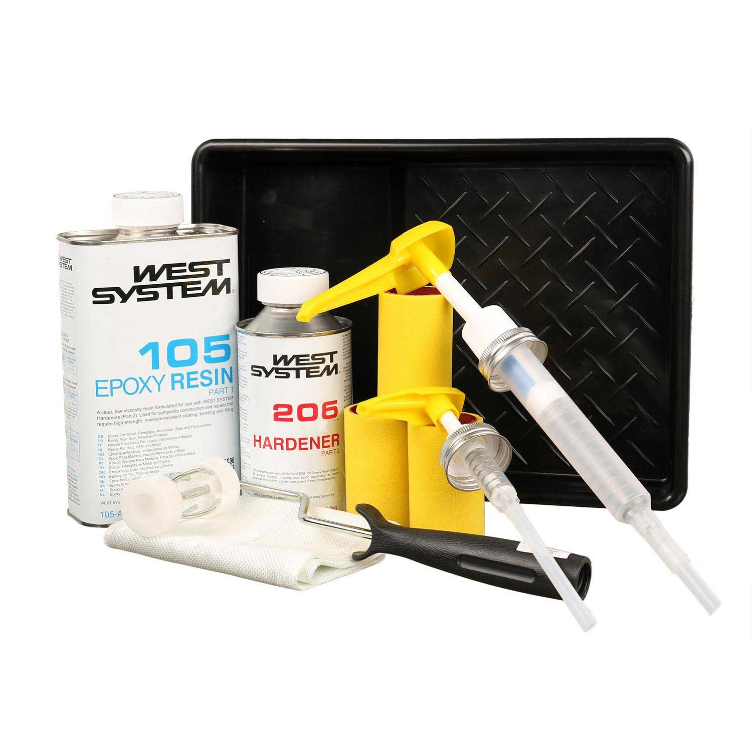 WEST SYSTEM Epoxidharz West System A-Pack 105 (Harz) - 205/206(Härter) Boot Epoxidharz Sets