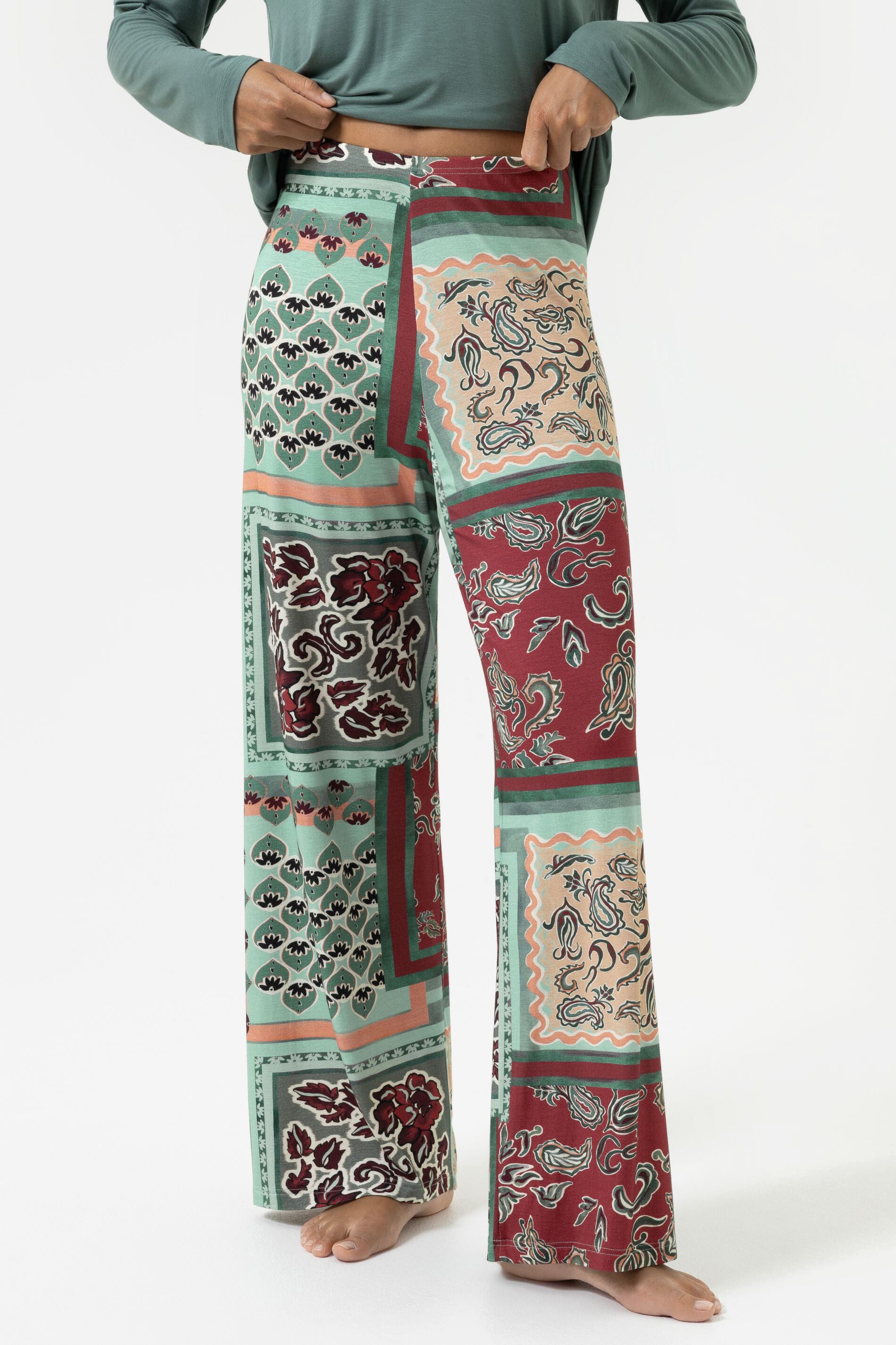 Mey Schlafhose Serie Mystical Maze Moderner Tuchprint (1-tlg) Weiche Pyjama günstig online kaufen