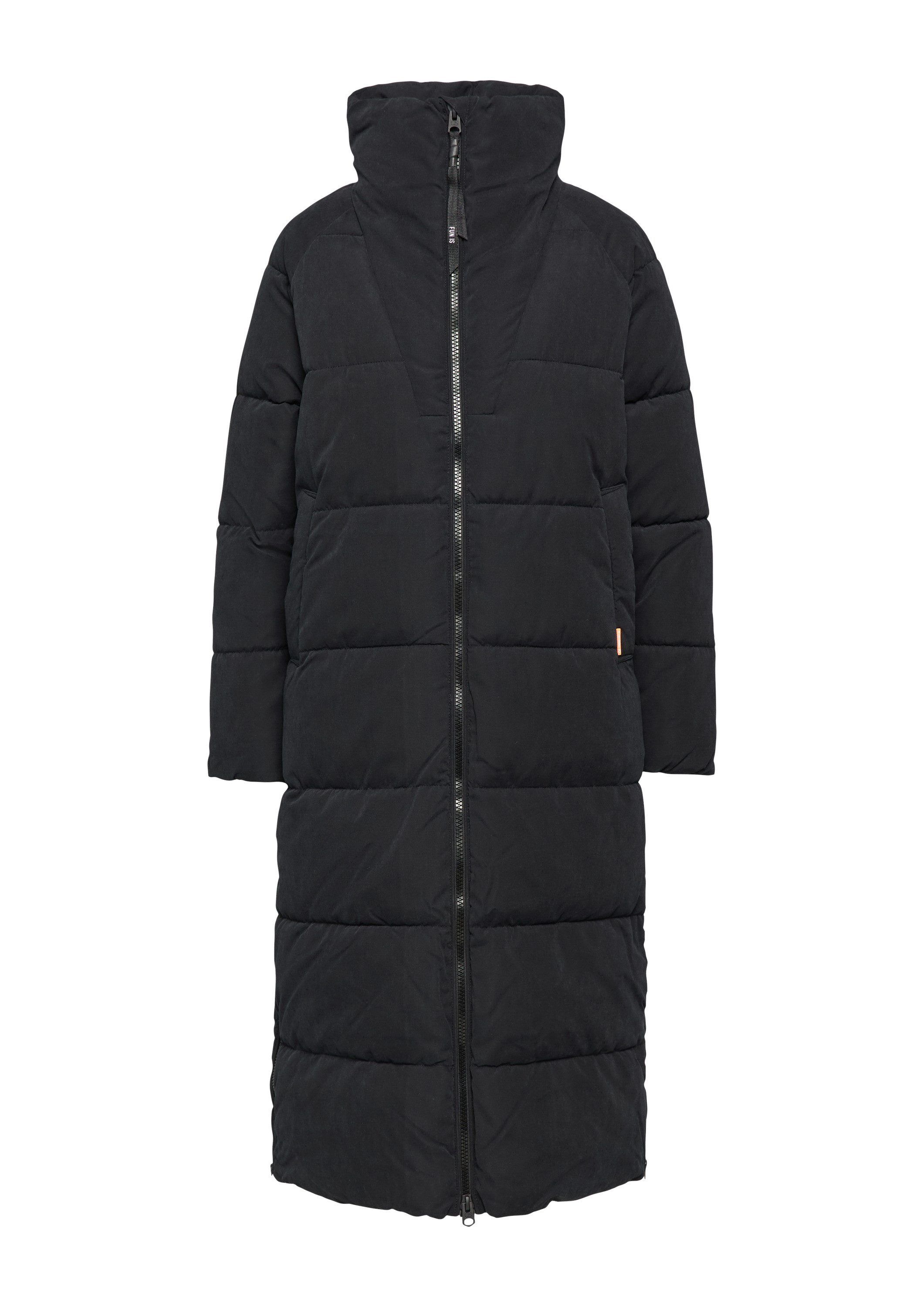 QS Wintermantel Outdoor-Mantel Langer wattierter Mantel günstig online kaufen
