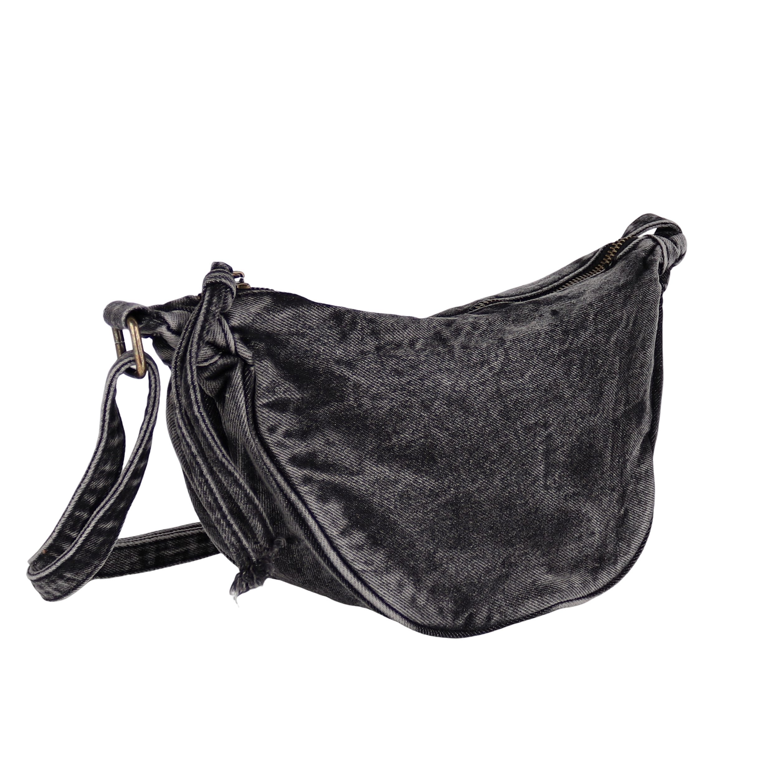 MIRROSI Umhängetasche Damen aus Jeans Schultertasche Denim 4 Modelle auswählbar, mit passendem Schulterriemen für vielseitigen Einsatz