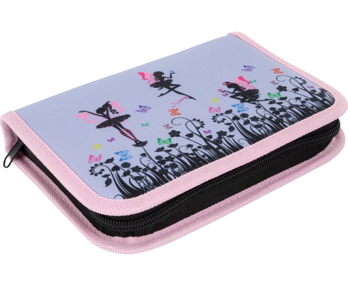 Stylex Schreibwaren Federtasche Schüleretui / Federtasche / Federmappe / 22teilig gefüllt / "Feen"