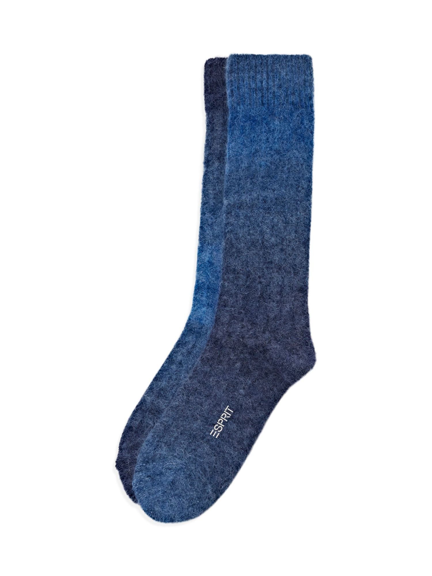 Esprit Socken Socken aus Wolle-Alpaka-Mix BLUE
