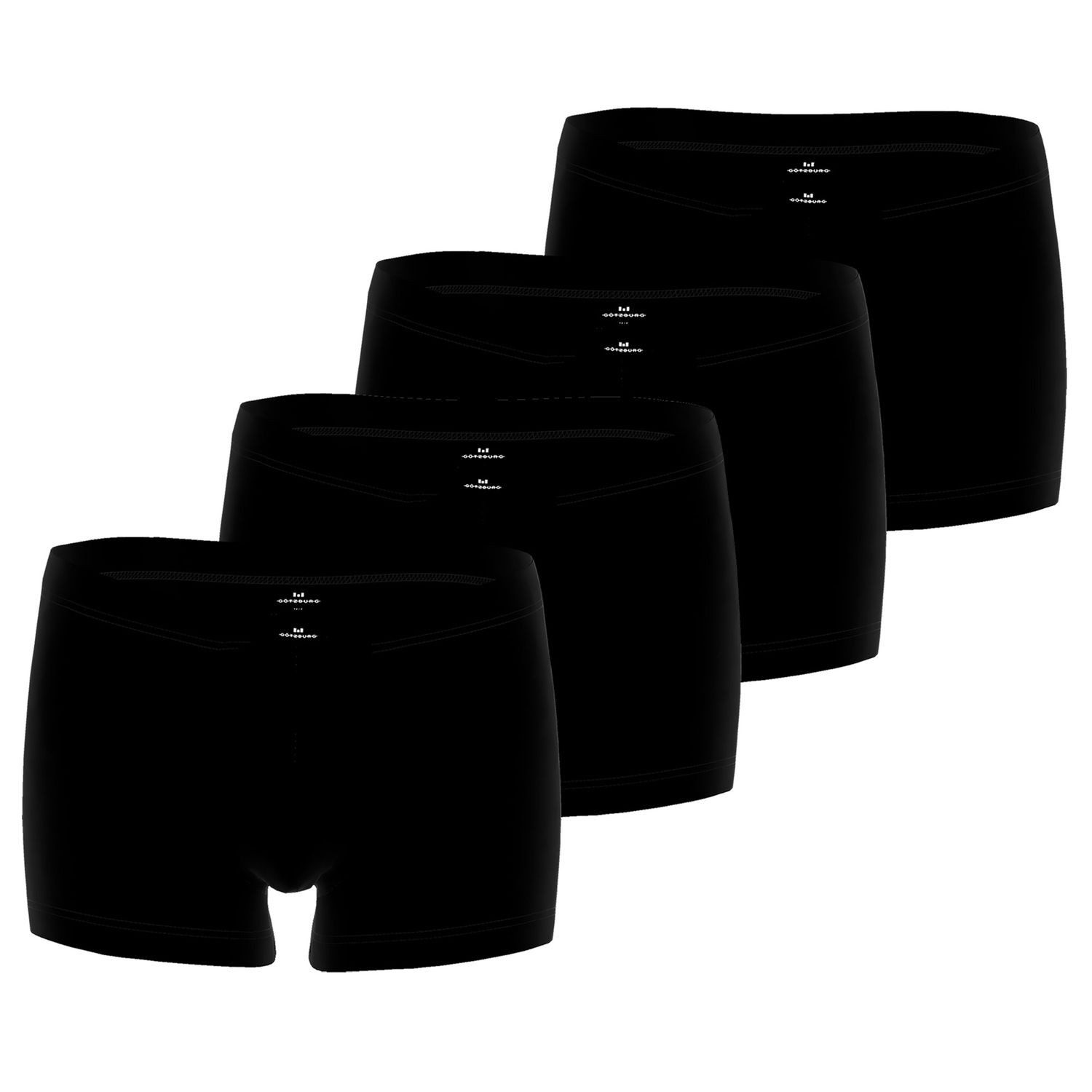 GÖTZBURG Boxershorts ohne Eingriff, mit Elasthan, formstabil, spürbar weich, im 4er Pack