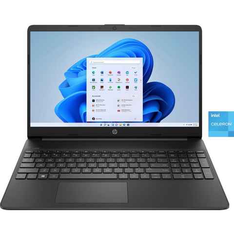 HP 15s-fq3209ng Notebook (39,6 cm/15,6 Zoll, Intel Celeron N4500, UHD Graphics, 128 GB SSD)