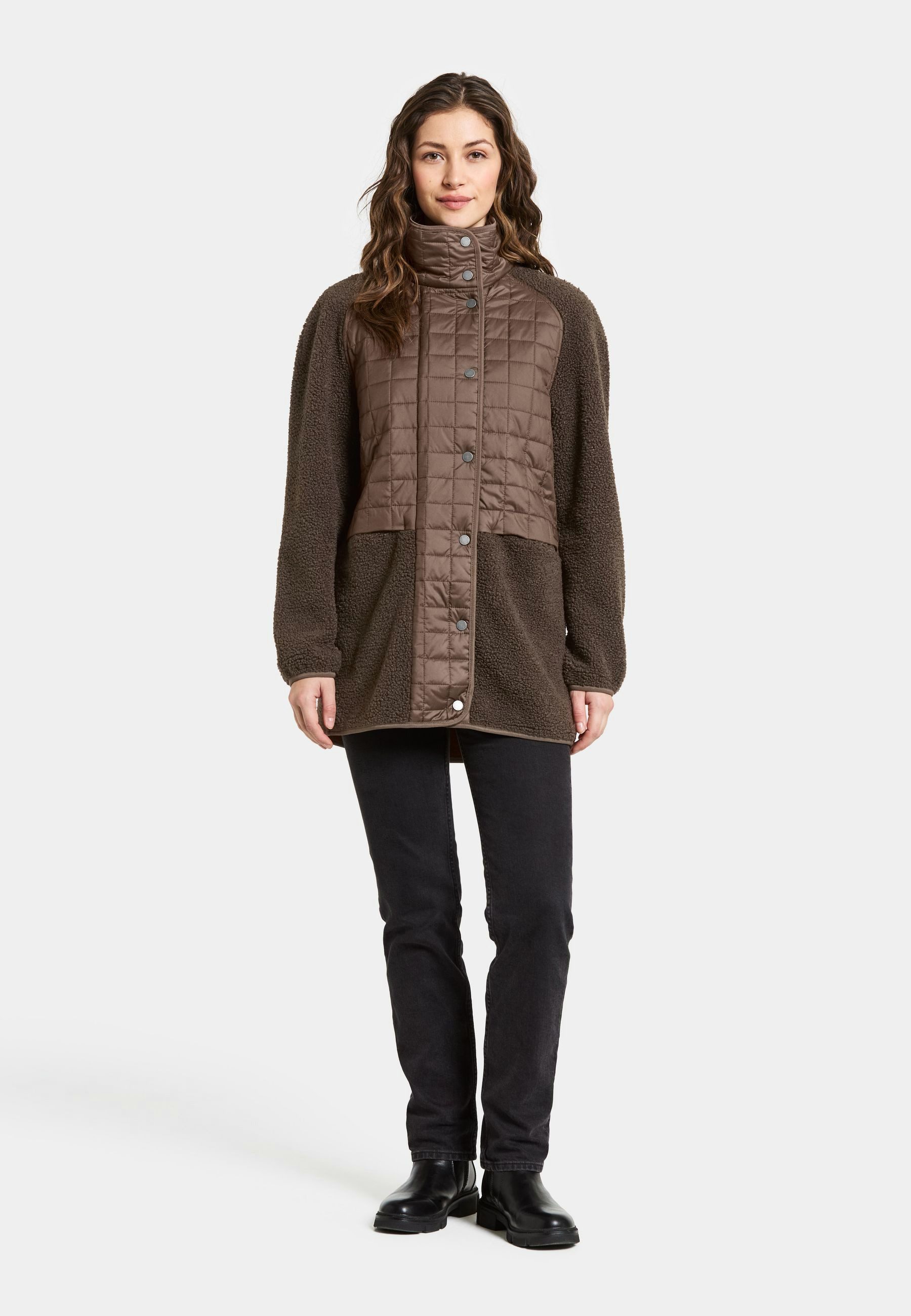 Didriksons Fleecejacke Damen Übergangsjacke Pile Teddy HAZEL günstig online kaufen