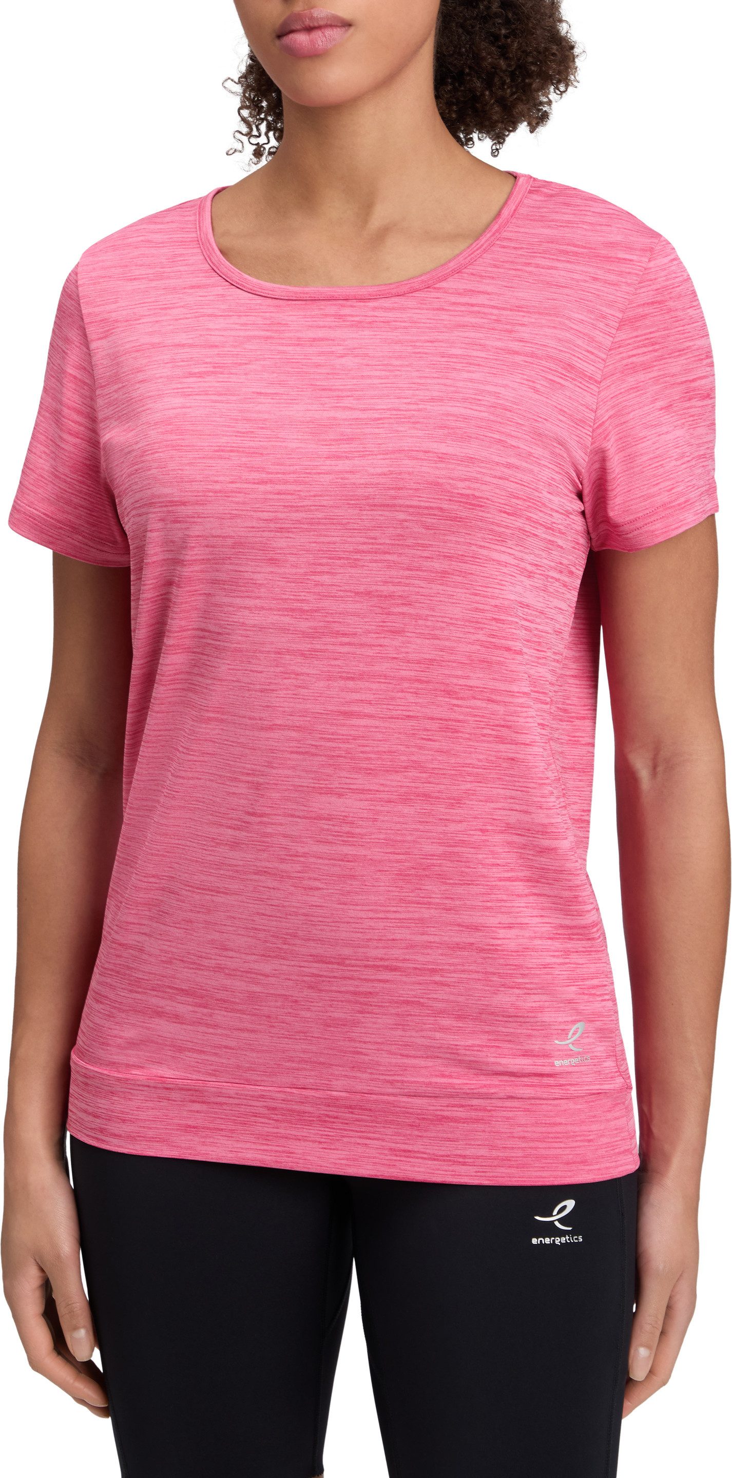 Energetics T-Shirt Da.-T-Shirt Jewel SS W mit Rundhalsausschnitt, Kurzarm, aus Jersey, normale Schnittform