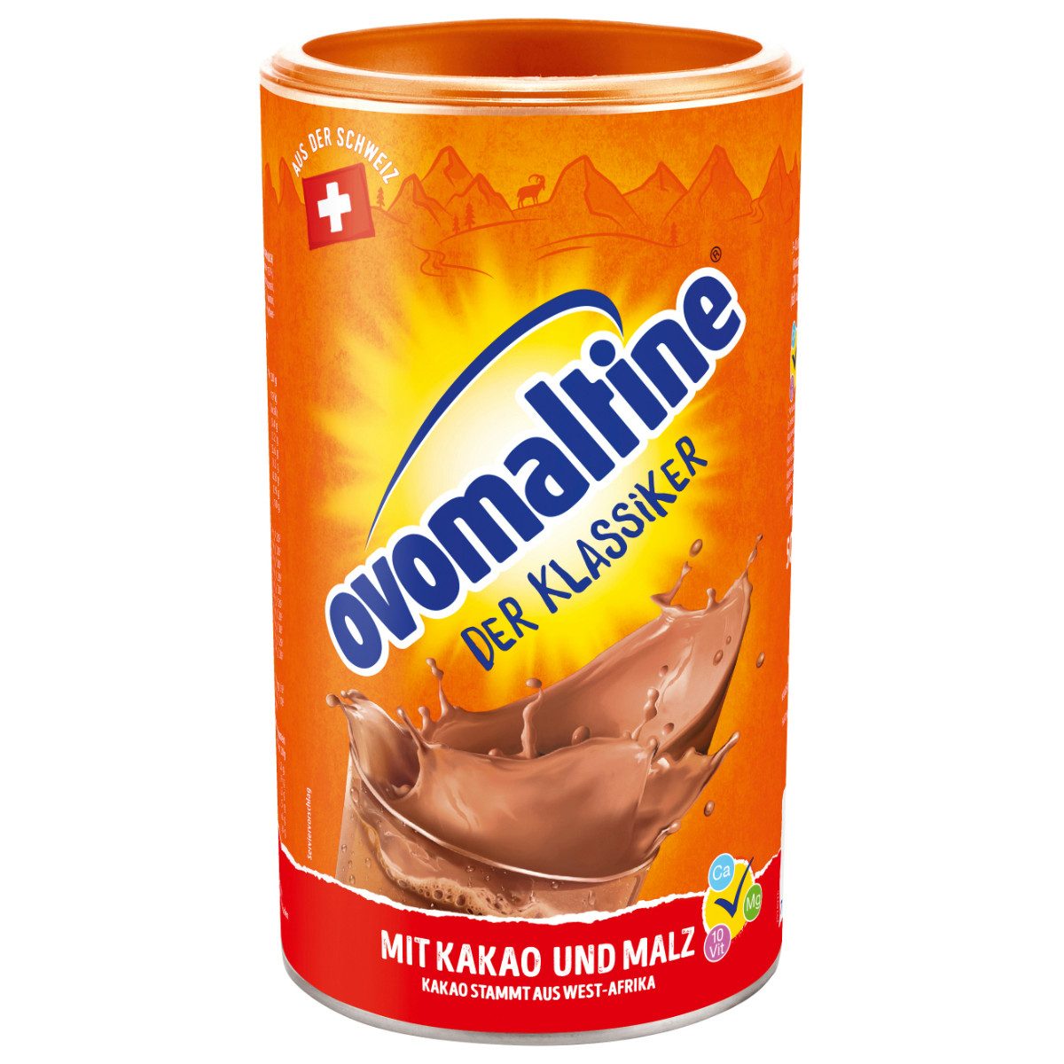 OVOMALTINE Kakao, Ovomaltine Getränkepulver der Klassiker aus Kakao und Gerstenmalz 500g