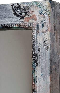 Myflair Möbel & Accessoires Wandspiegel Manja (1-St), rechteckig, verzierter Rahmen aus Holz, Shabby Optik