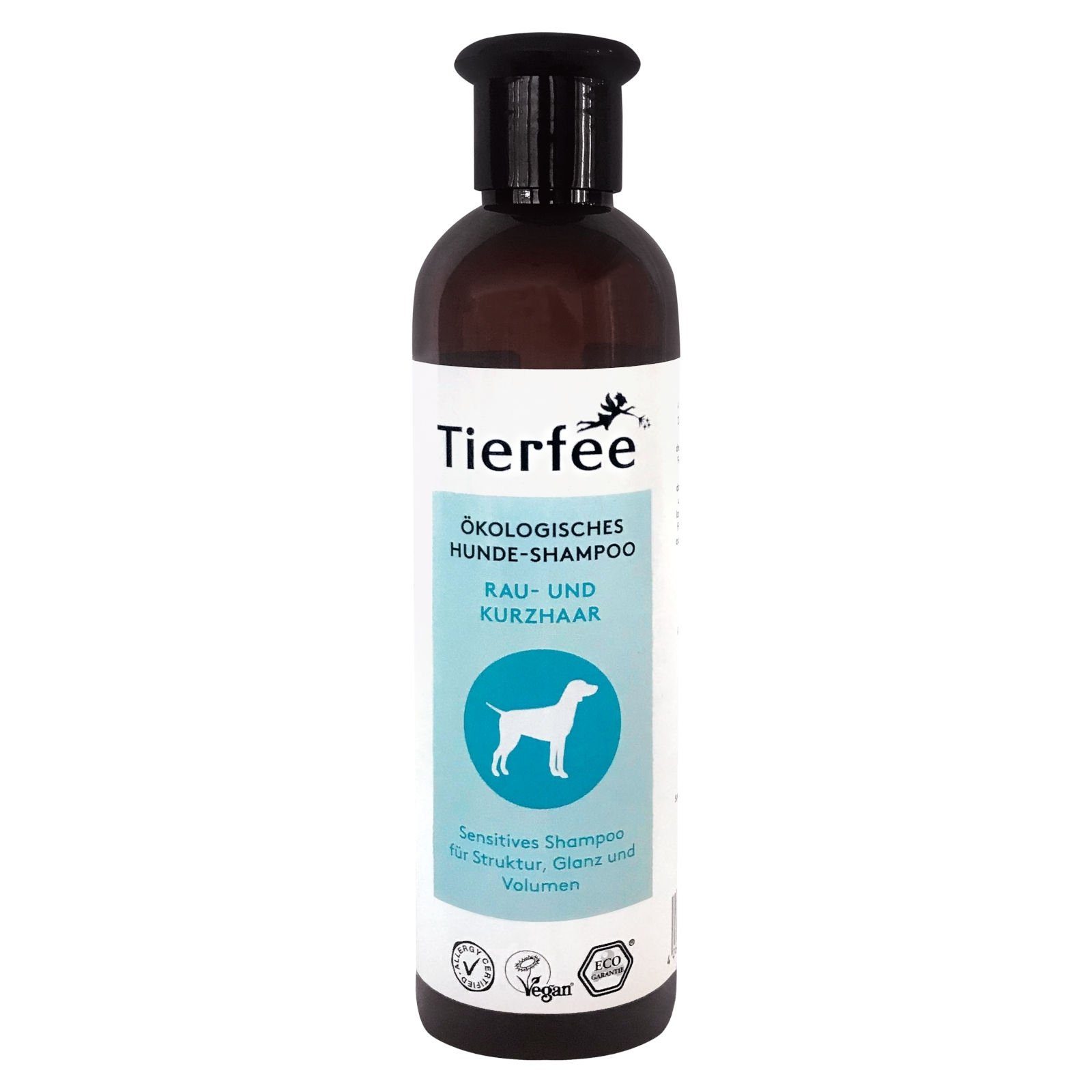 Tiershampoo Tierfee Ökologisches Hunde-Shampoo für Rau- und Kurzhaar - 250 ml