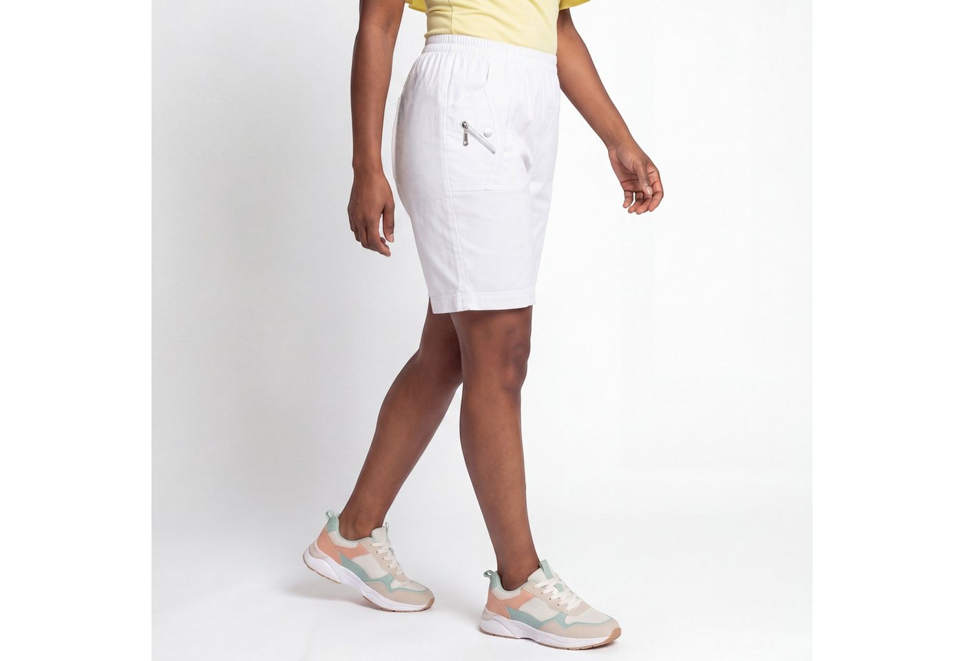 Cherry Berry Shorts Kurze Damen Sommerhose leichte Damen Shorts Strandshorts Größe 38/40 bis 52/54, Stretchbund