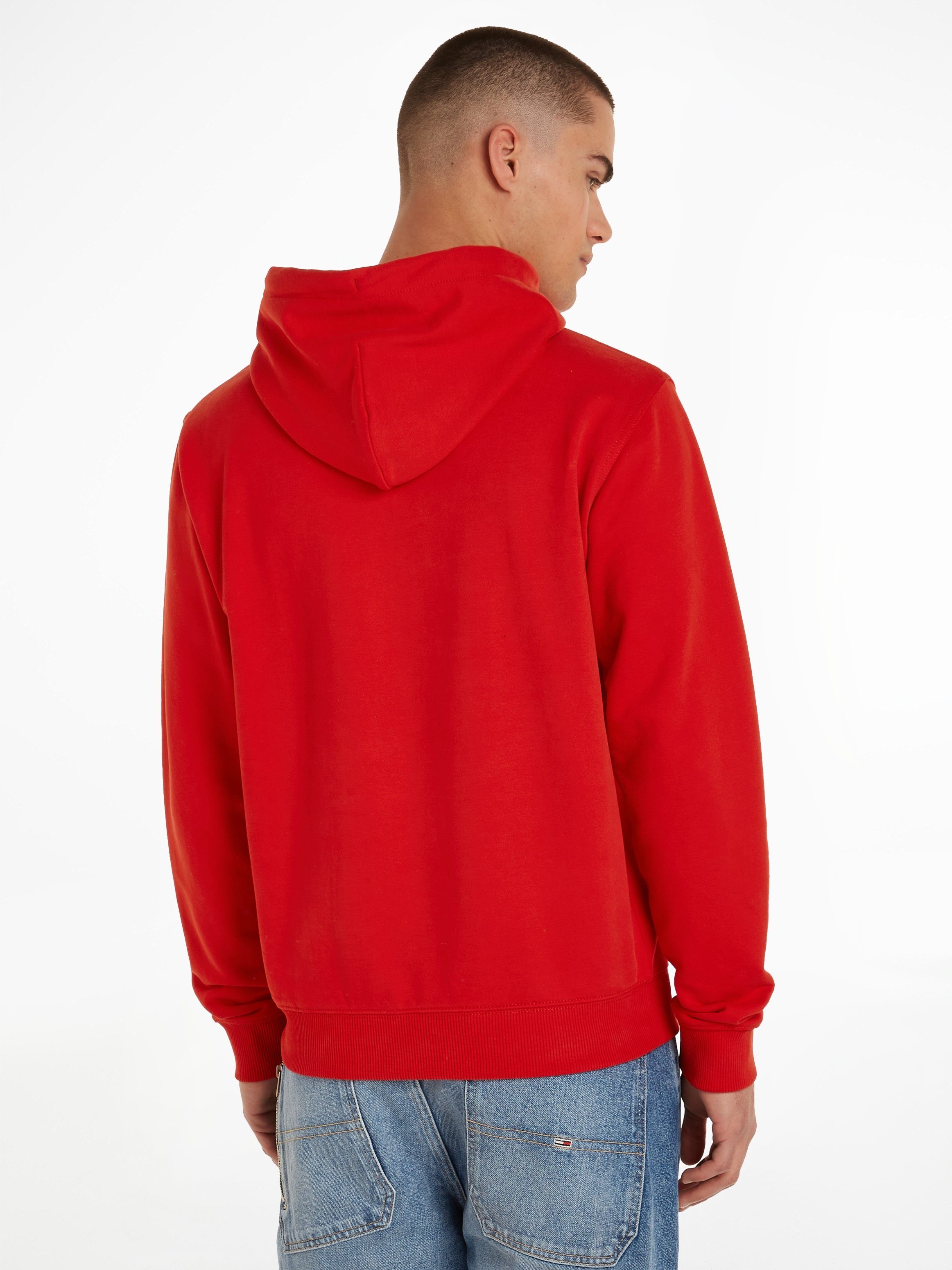 ESNTL TJM EXT Tommy GRAPHIC Kordeln mit Deep REG Jeans Crimson HOOD Kapuzensweatshirt