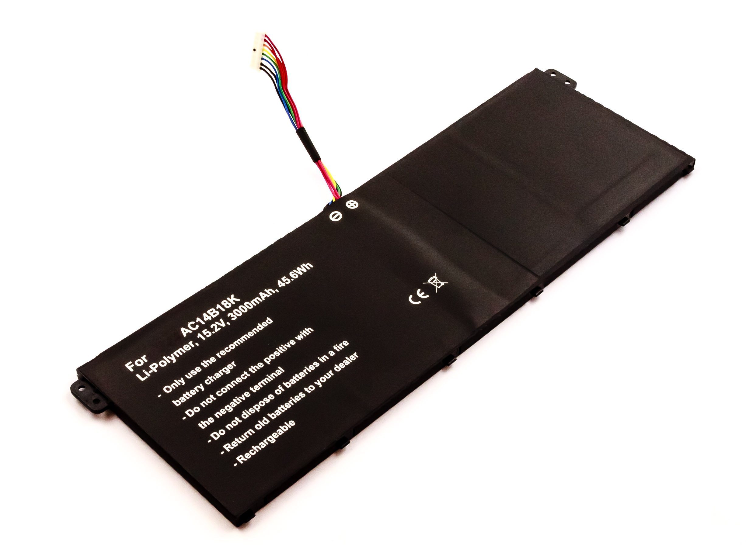 MobiloTec Akku kompatibel mit Acer Aspire V3-371-359R Akku Akku 3000 mAh (1 St)