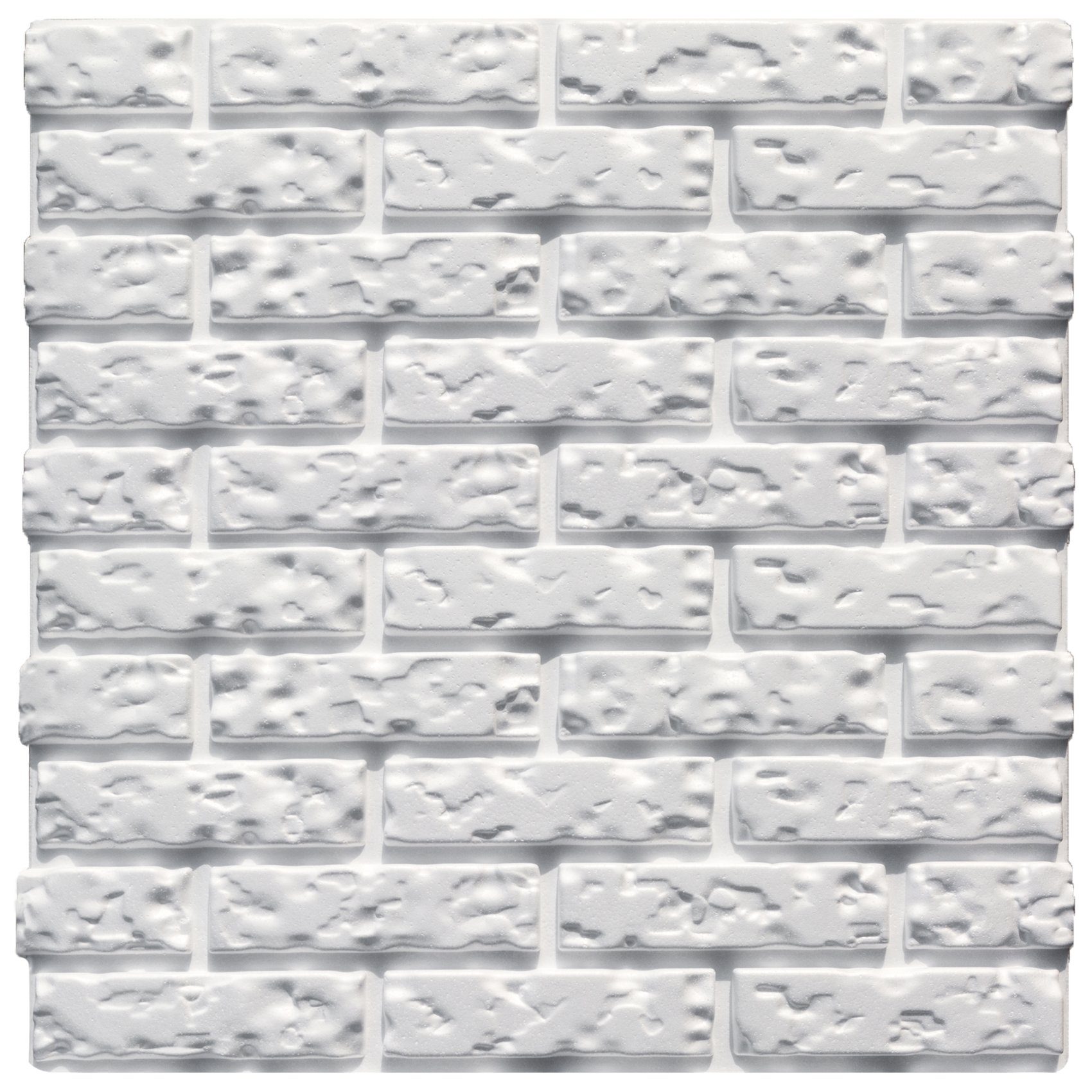 Hexim Wanddekoobjekt Wandpaneele (3D Paneele 60x60cm Sparpakete - Wand- und Deckengestaltung mit EPS Styroporplatten weiß - (12.96 Quadratmeter) Verblender, Deckenplatten)