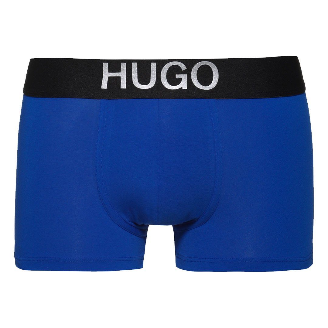 HUGO Trunk Trunk (1-St) mit großem Silikon-Logo am Bund 430 bright blue