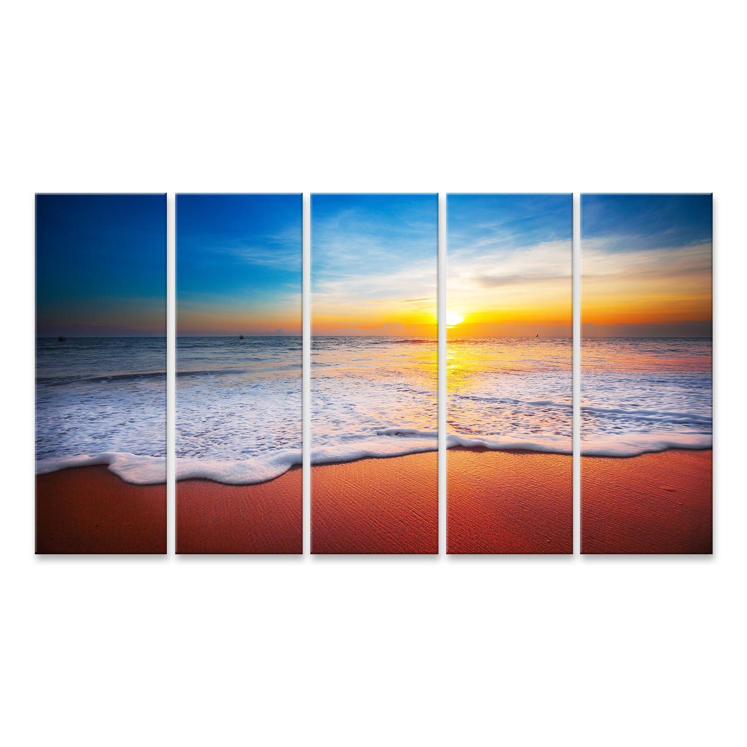 Leinwandbild Sonnenuntergang Meer Sonnenuntergang Meer Bilder
