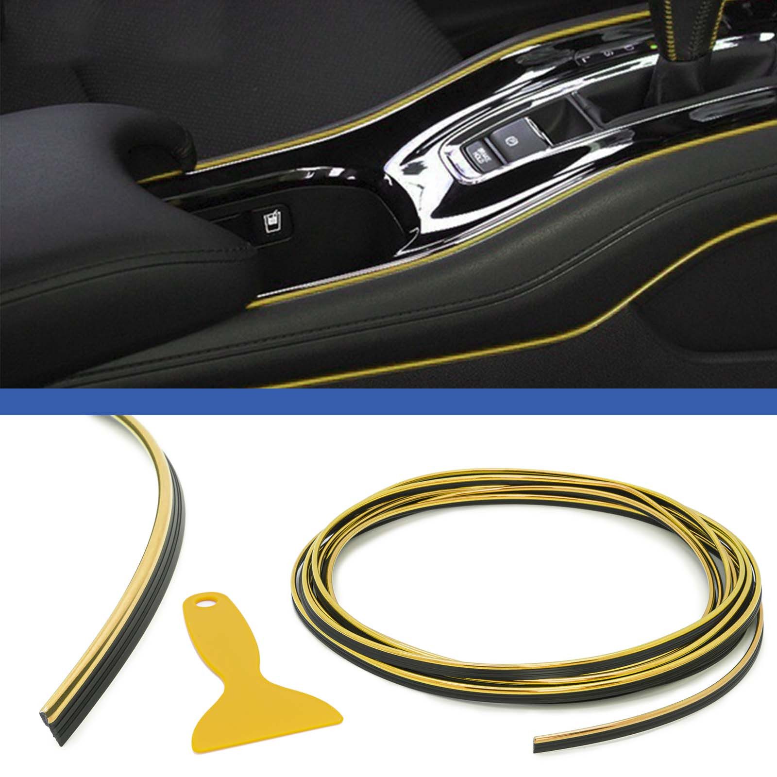Adapter Universe 5m Auto Innen Raum Dekoration Bunt Design Metallic Strip Line Zier KFZ-Adapter